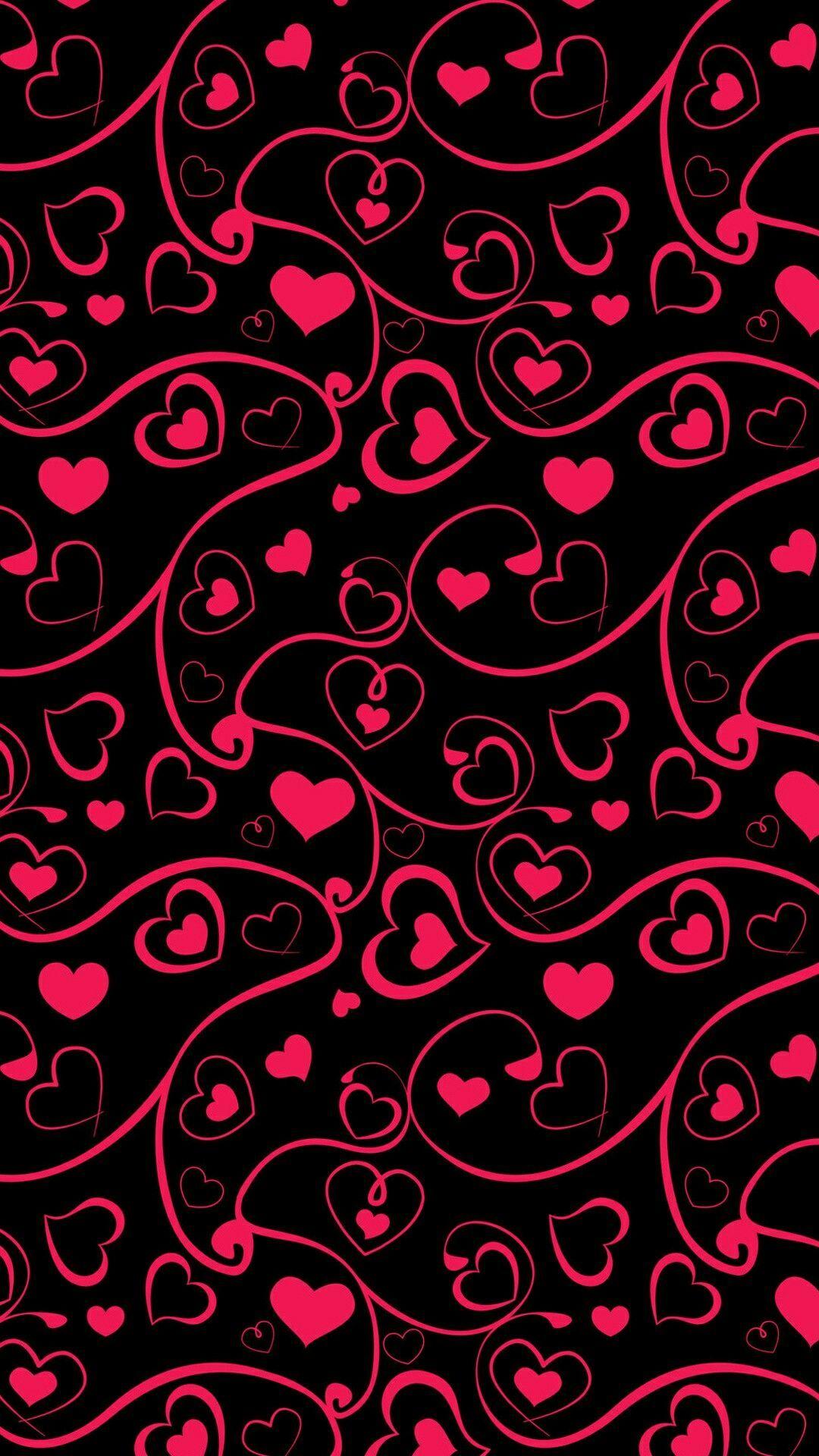 Red and Black Heart Wallpapers Top Free Red and Black Heart