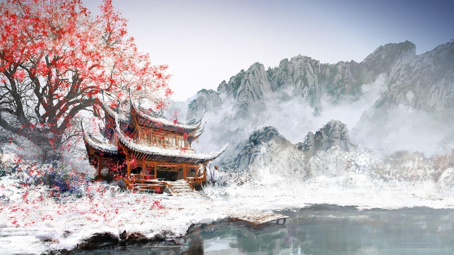 Asian Art Wallpapers Top Free Asian Art Backgrounds WallpaperAccess