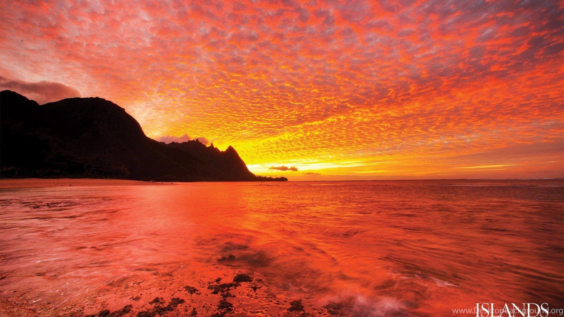 Kauai Sunset Wallpapers Top Free Kauai Sunset Backgrounds WallpaperAccess
