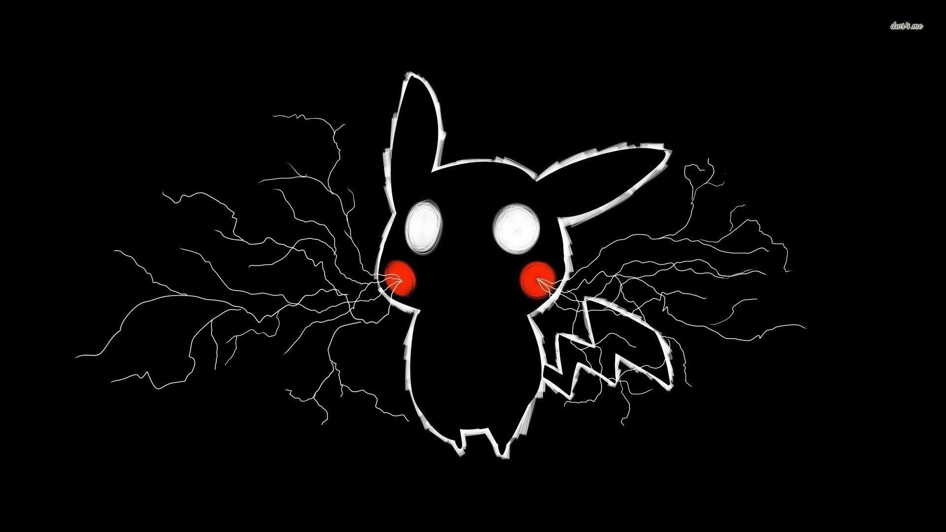 Black Pikachu Wallpapers Top Free Black Pikachu Backgrounds