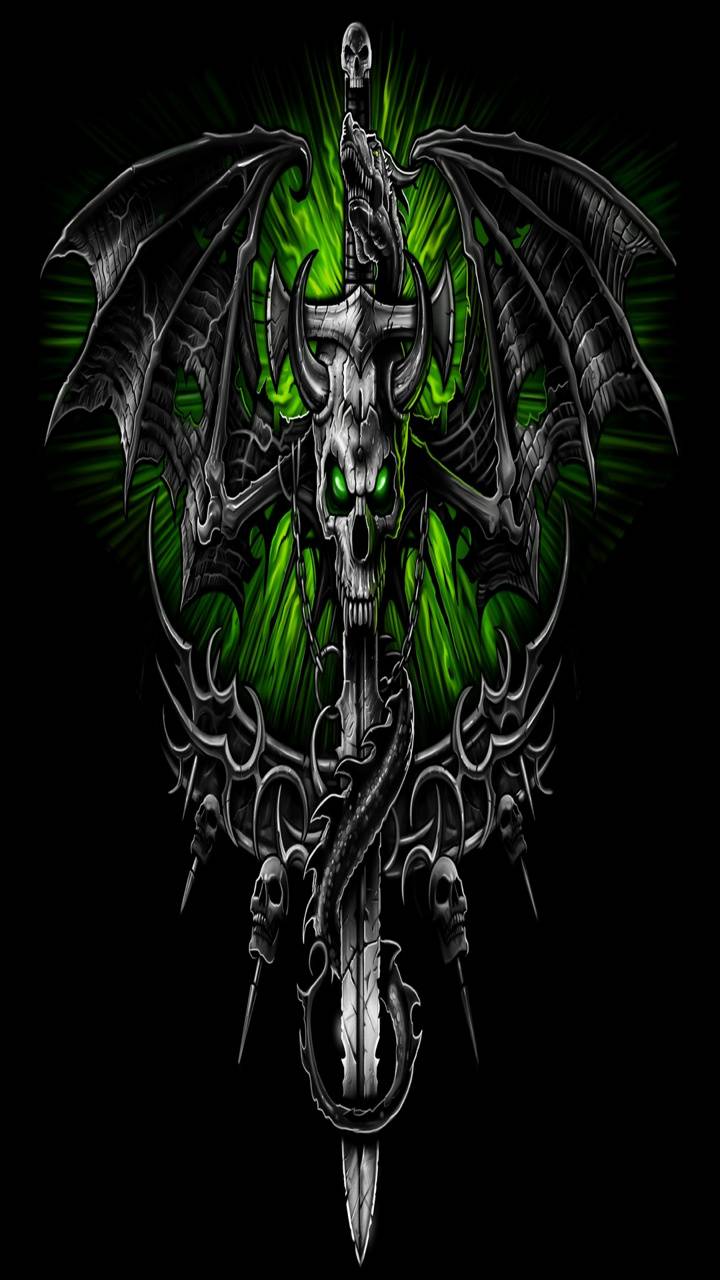 Skull and Dragon Wallpapers Top Free Skull and Dragon Backgrounds