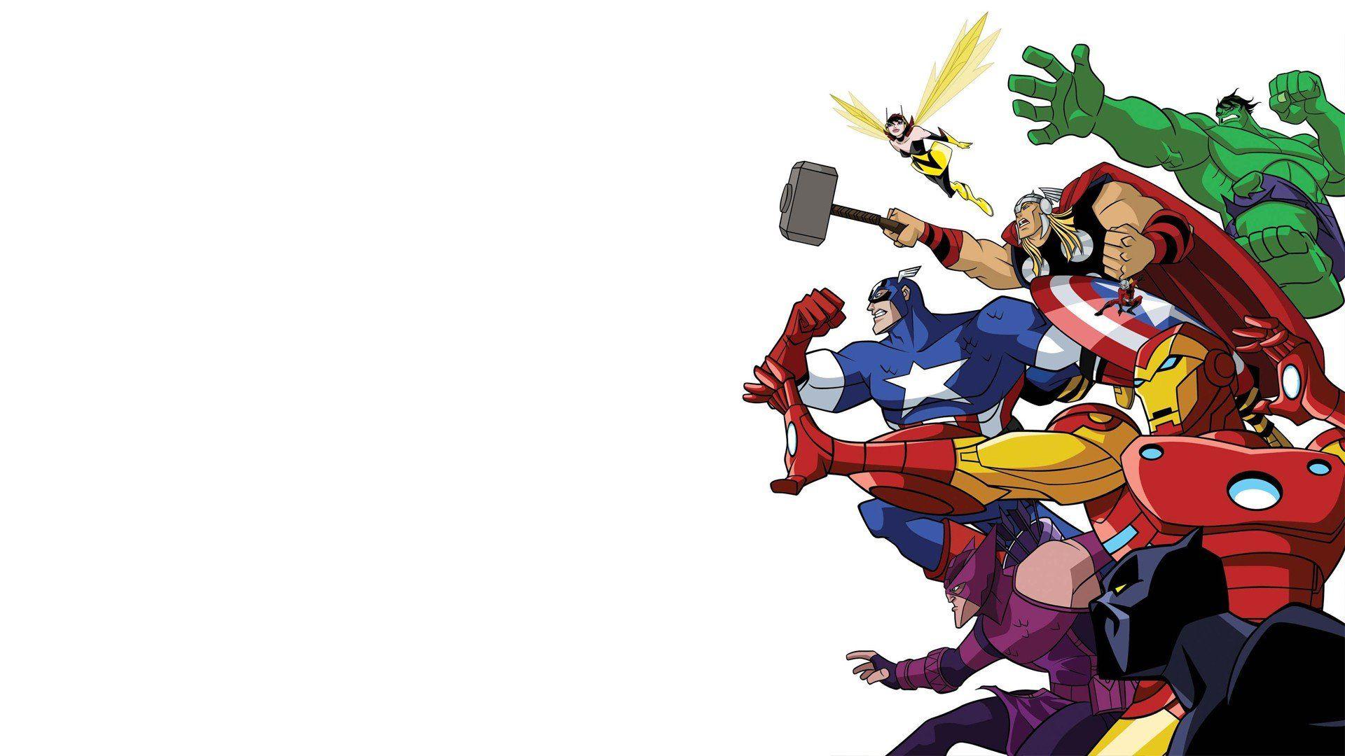 Avengers Cartoon Wallpapers Top Free Avengers Cartoon Backgrounds