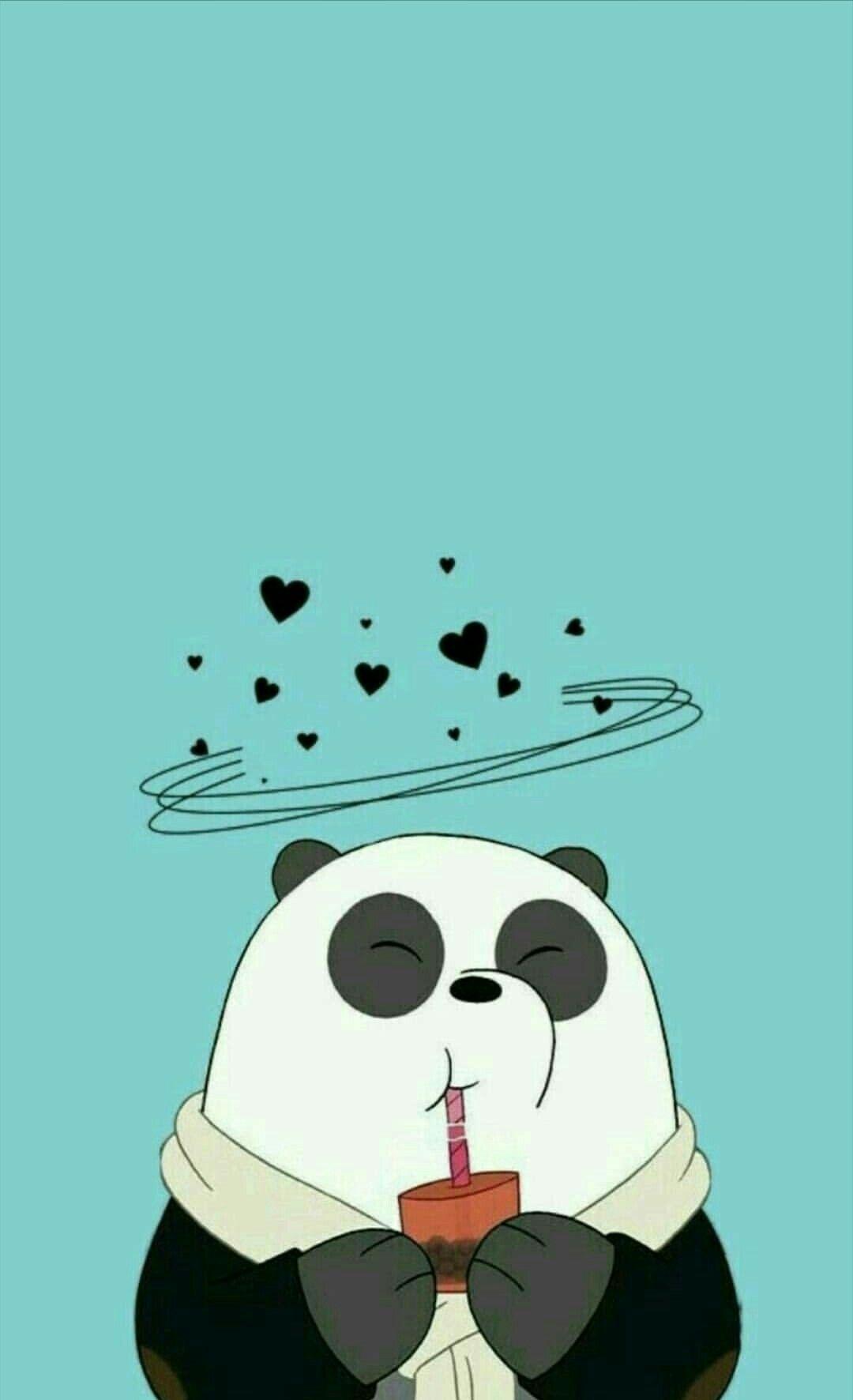 Cute Blue Panda Wallpapers Top Free Cute Blue Panda Backgrounds