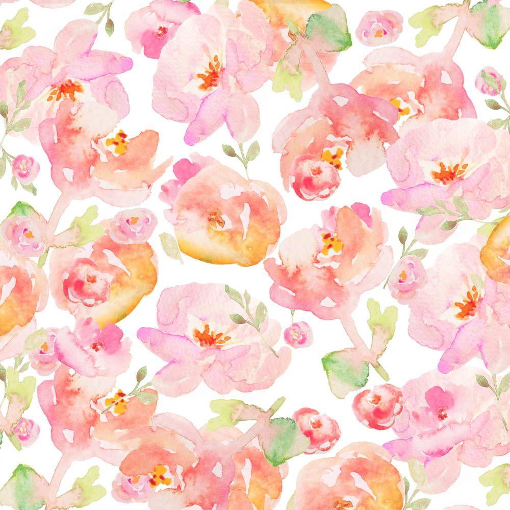 Watercolor Pink Flower Wallpapers Top Free Watercolor Pink Flower