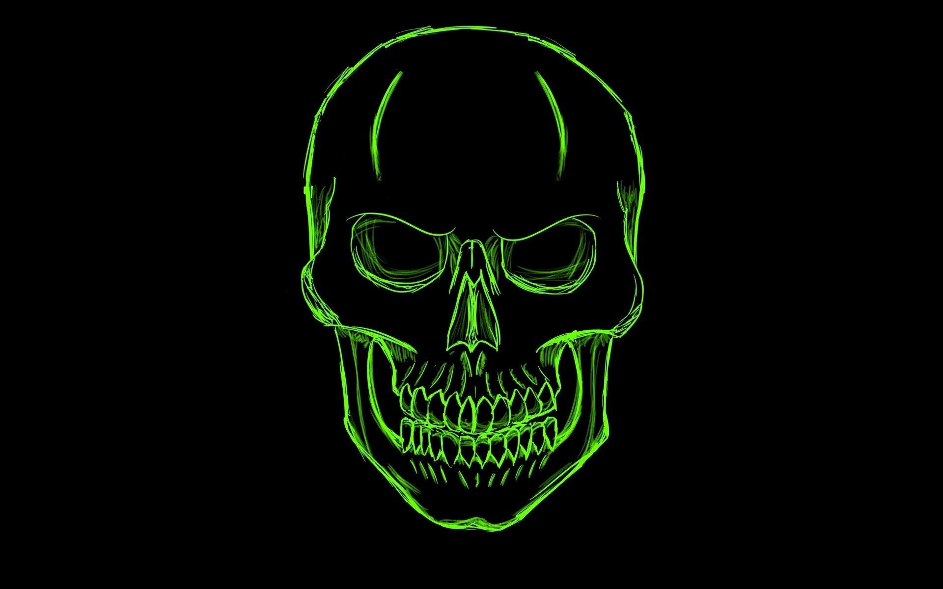 Neon Green Skull Wallpapers Top Free Neon Green Skull Backgrounds