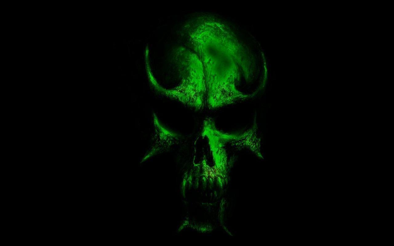 Neon Green Skull Wallpapers Top Free Neon Green Skull Backgrounds WallpaperAccess