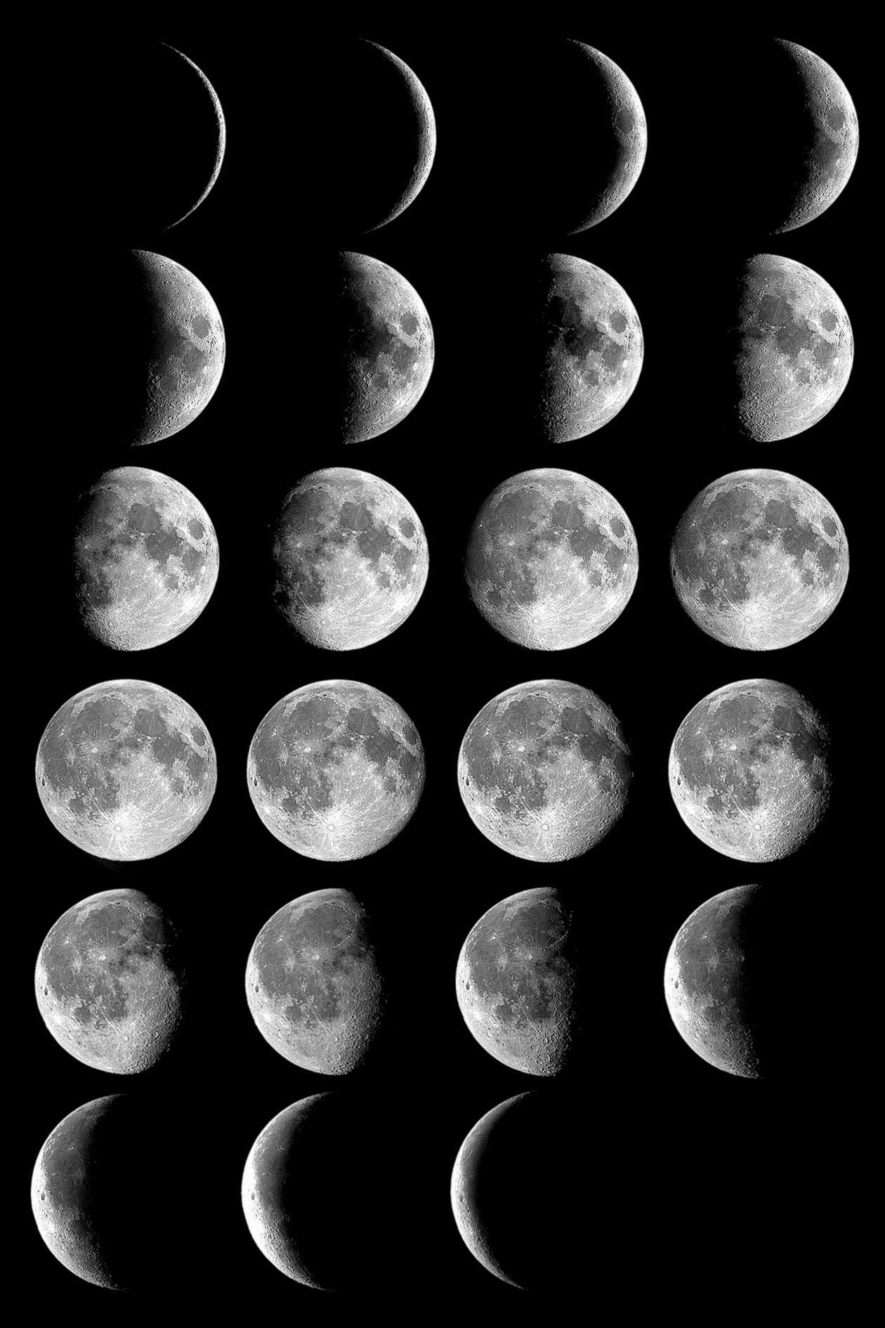 Moon Phases iPhone Wallpapers Top Free Moon Phases iPhone Backgrounds