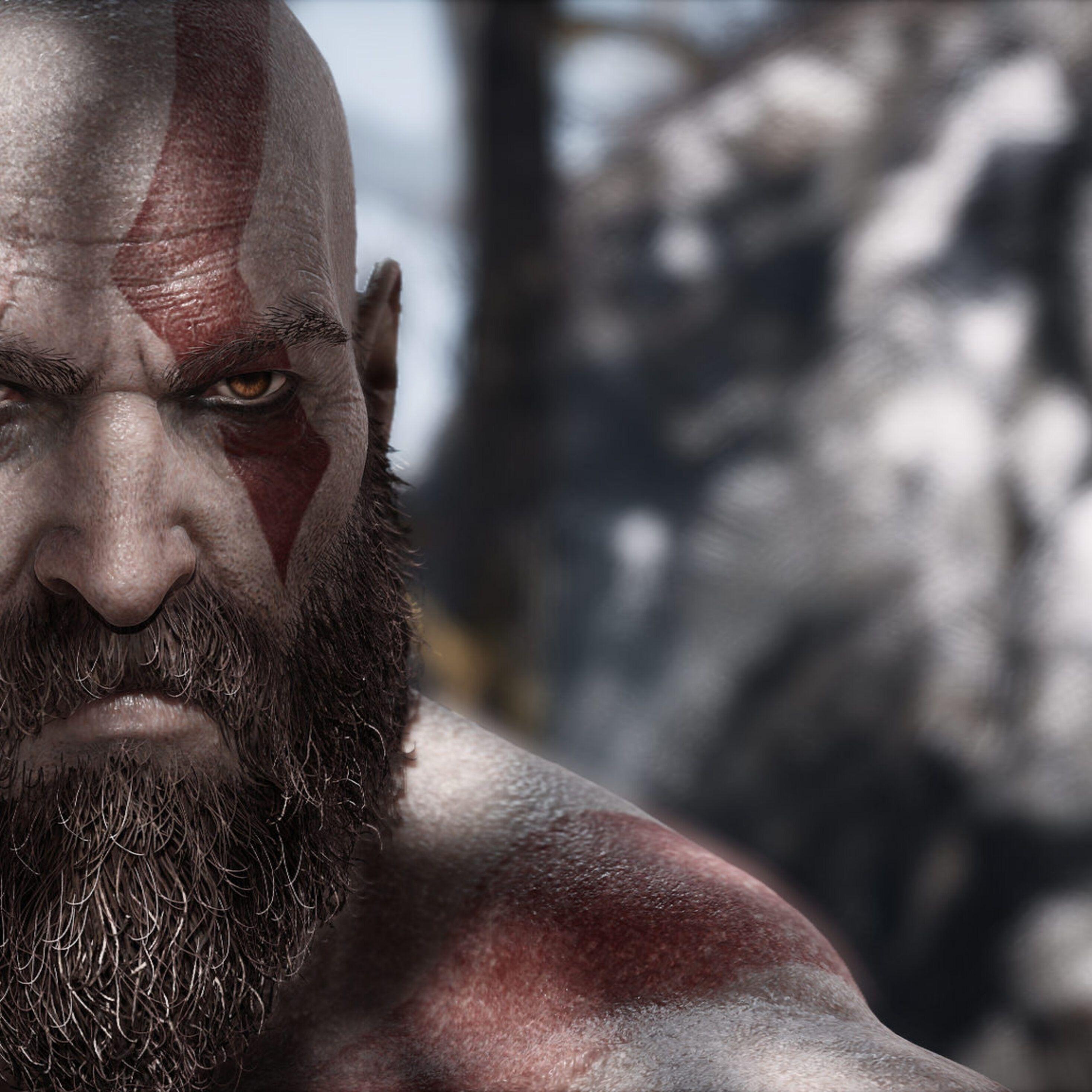 Kratos Face Wallpapers Top Free Kratos Face Backgrounds WallpaperAccess