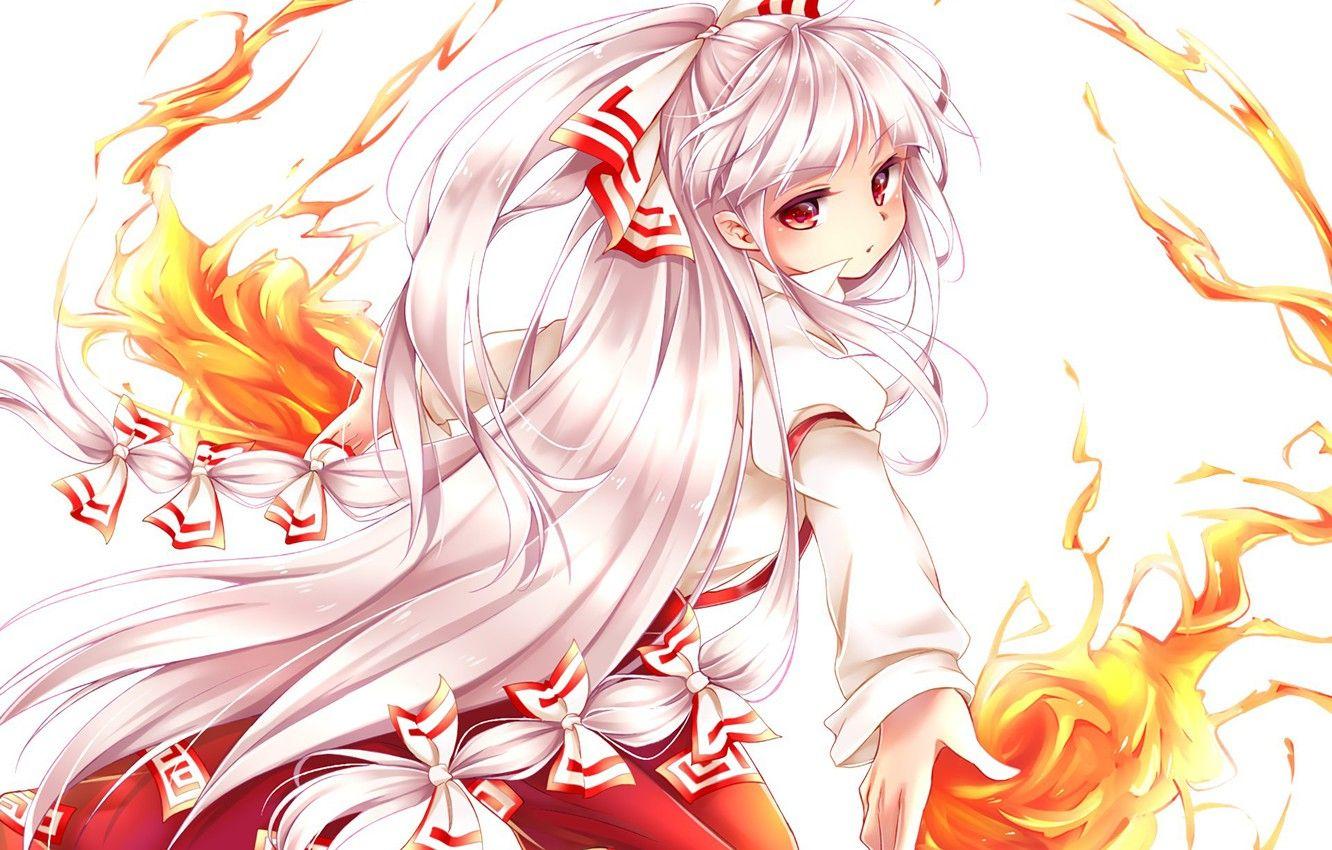 Anime Fire Girl Wallpapers Top Free Anime Fire Girl Backgrounds WallpaperAccess