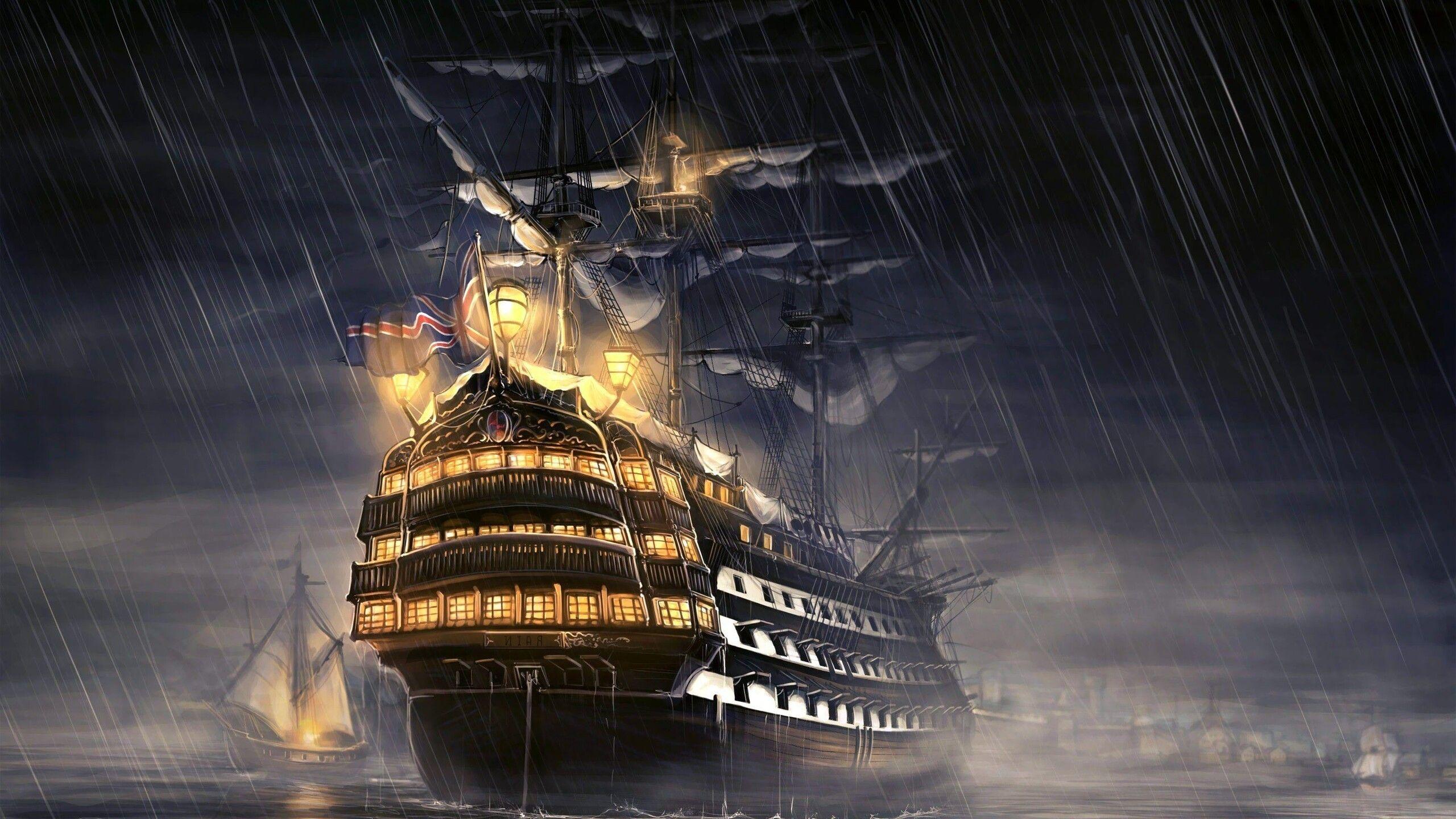 Pirate Ship 4K Wallpapers Top Free Pirate Ship 4K Backgrounds