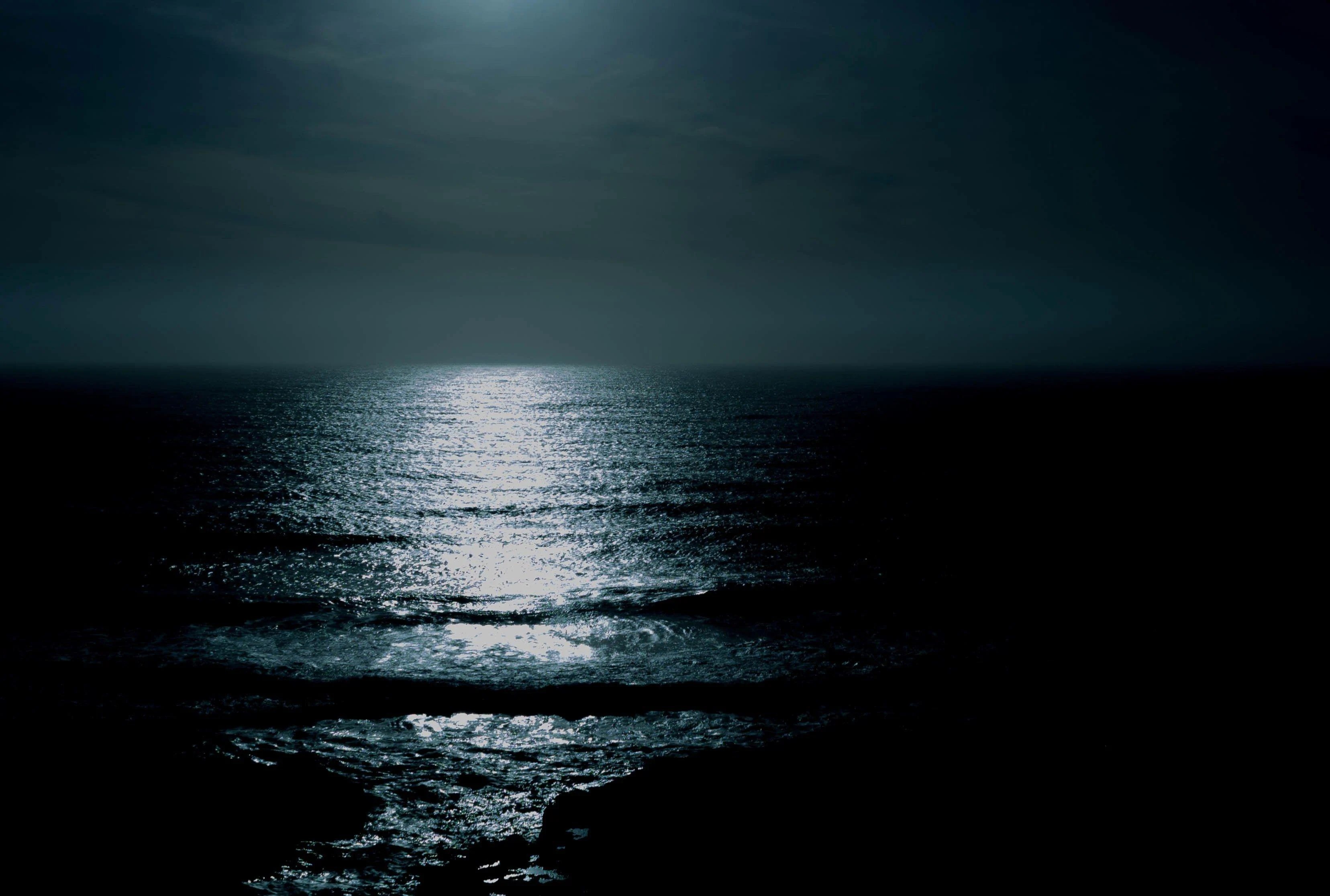 Ocean at Night Wallpapers Top Free Ocean at Night Backgrounds