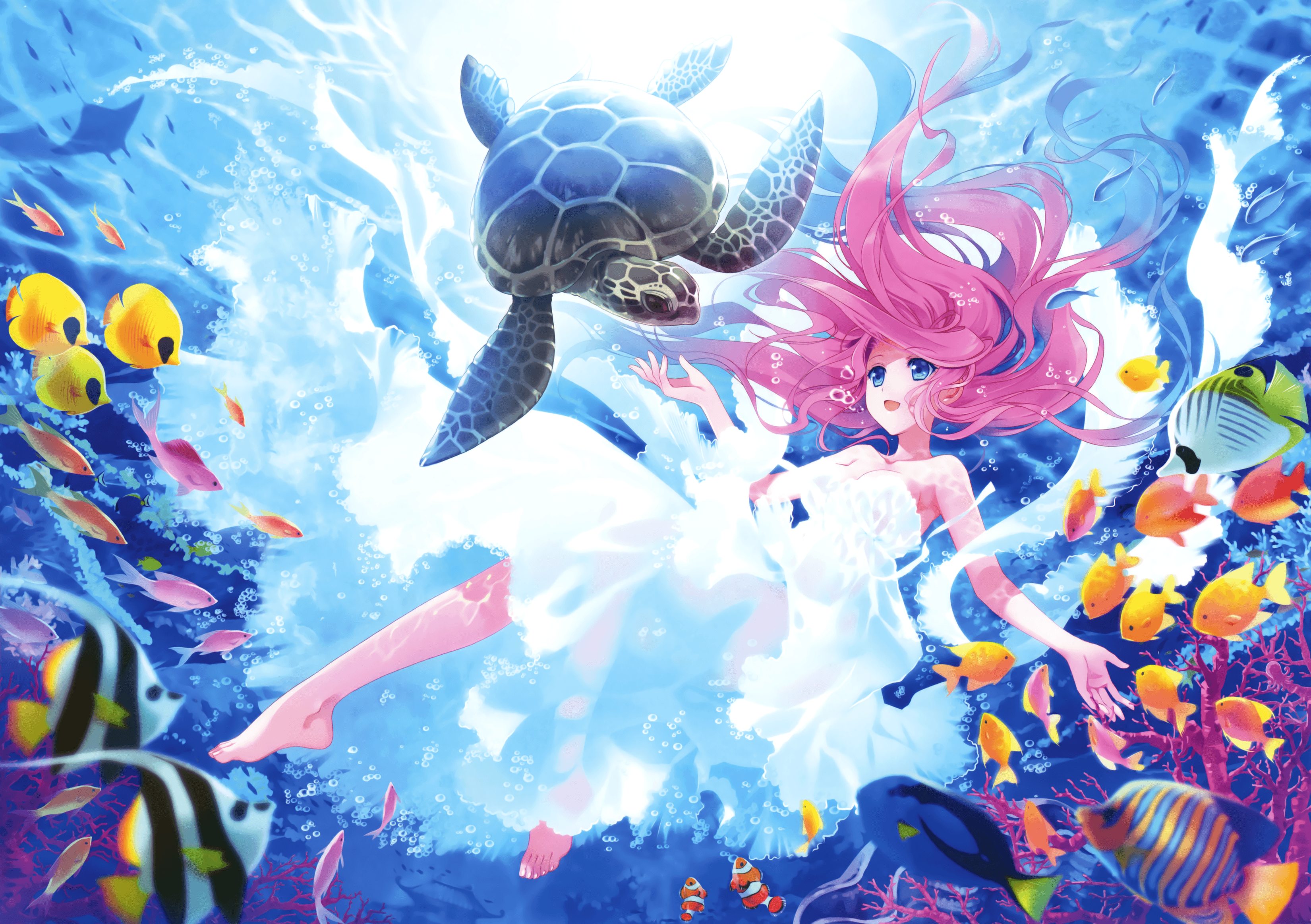 Anime Underwater Wallpapers Top Free Anime Underwater Backgrounds