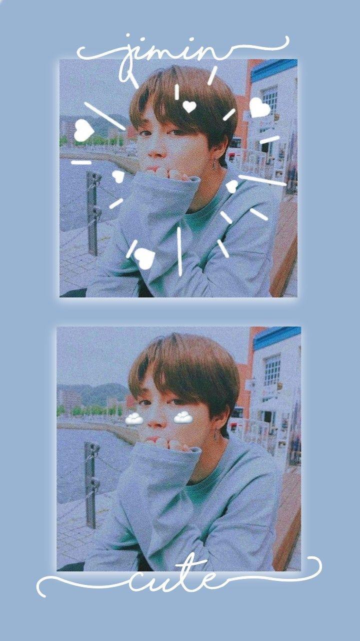 Aestetic Blue Jimin Wallpapers Top Free Aestetic Blue Jimin