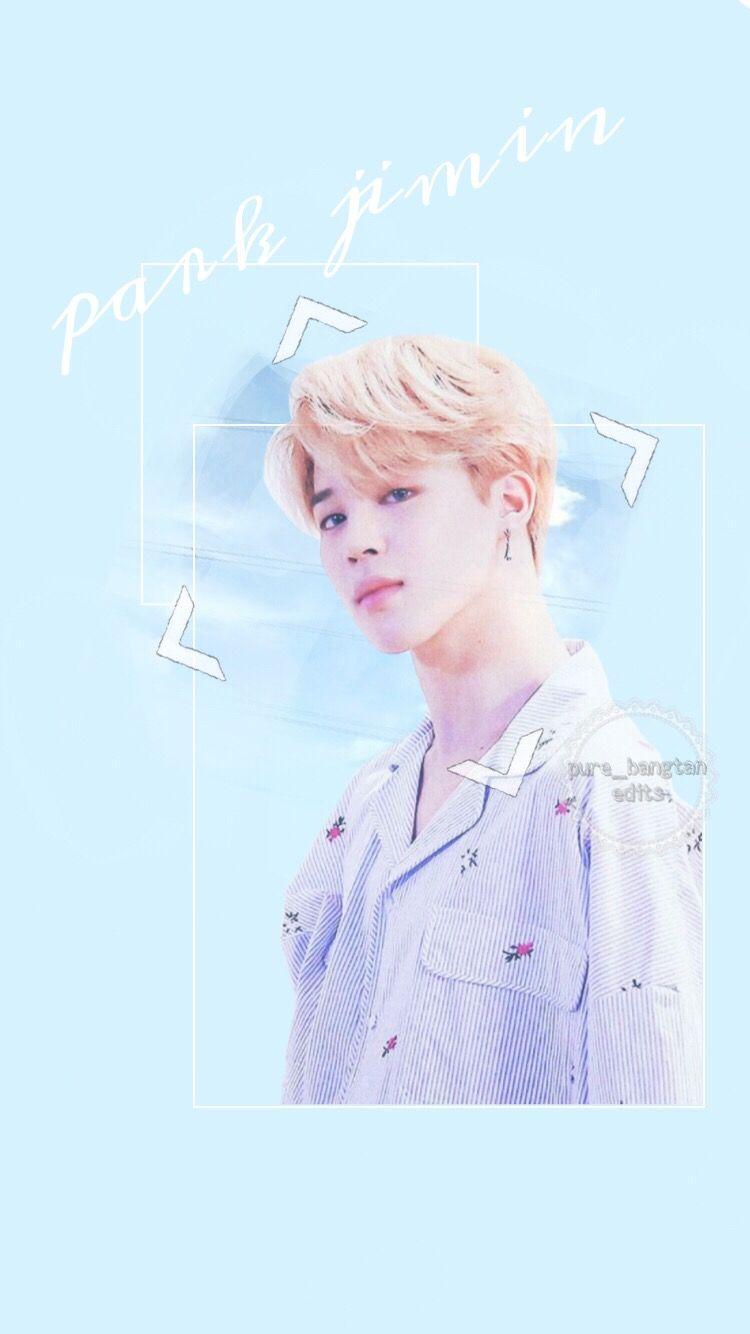 Aestetic Blue Jimin Wallpapers Top Free Aestetic Blue Jimin