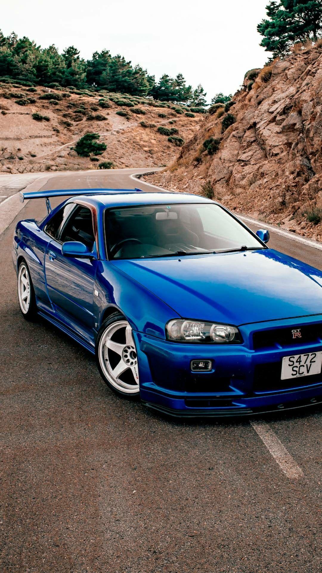 Blue Nissan Skyline R34 Wallpapers Top Free Blue Nissan Skyline R34