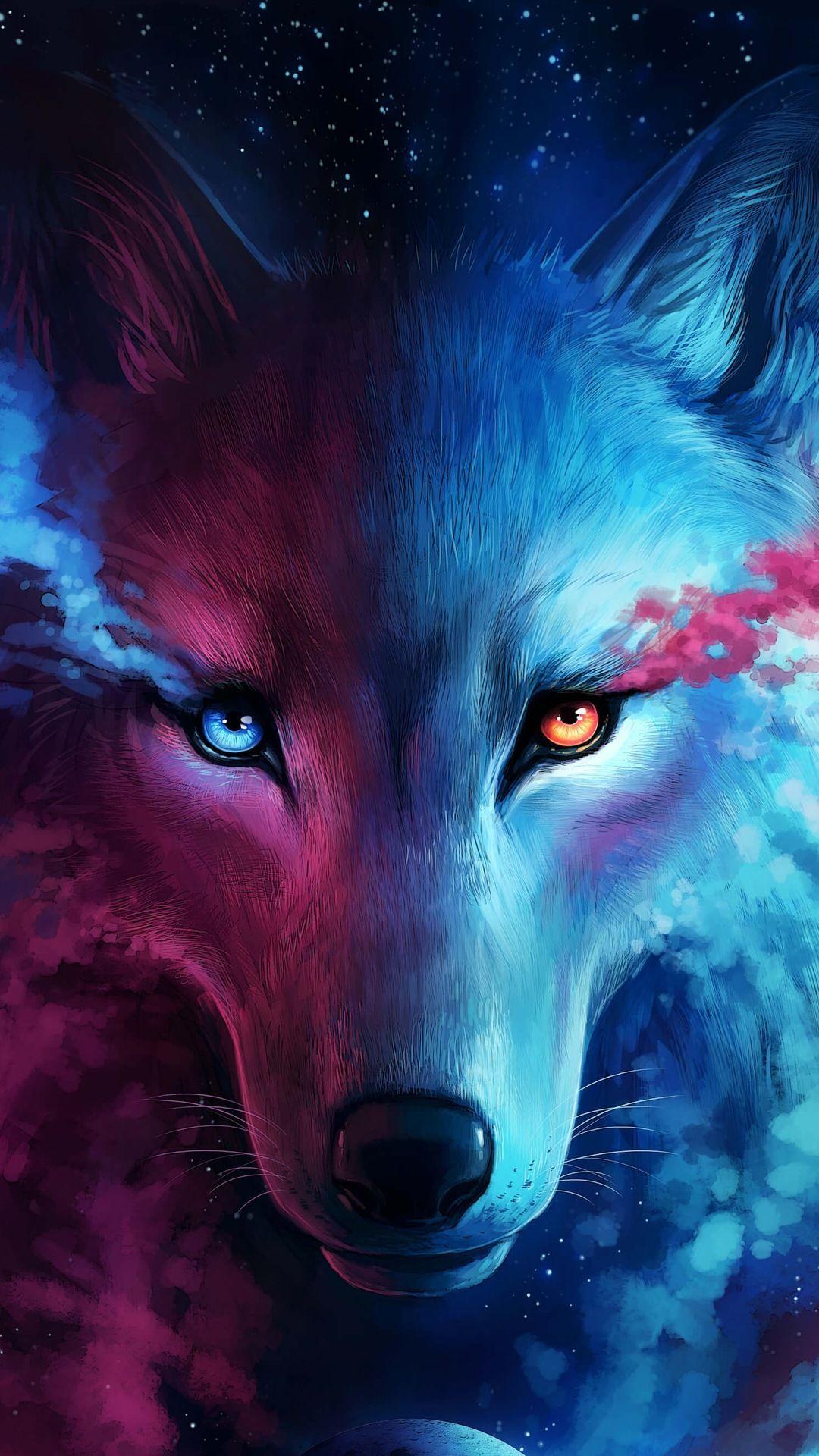 Rainbow Wolf Wallpapers Top Free Rainbow Wolf Backgrounds WallpaperAccess