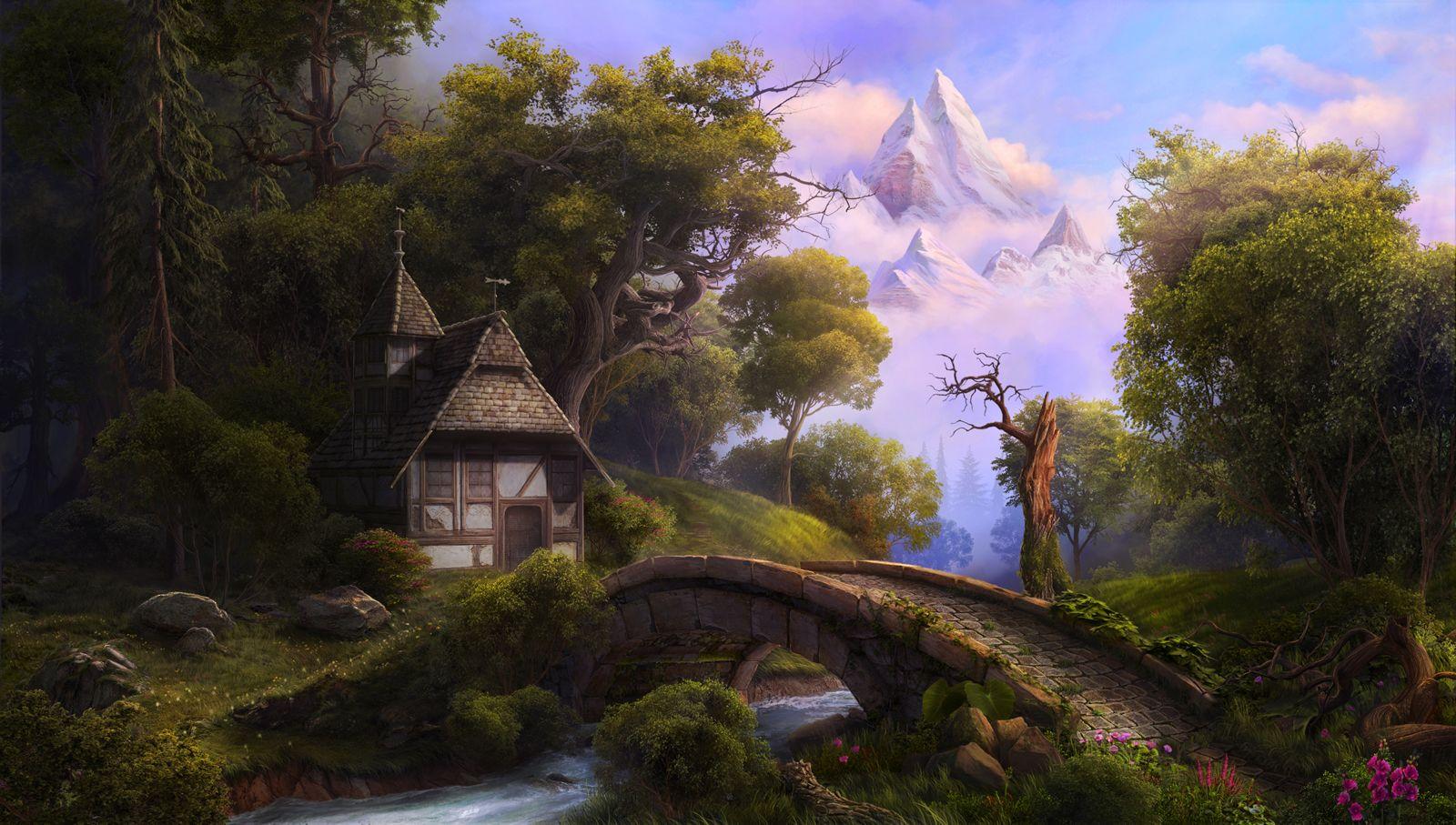 Fairy Landscape Wallpapers Top Free Fairy Landscape Backgrounds