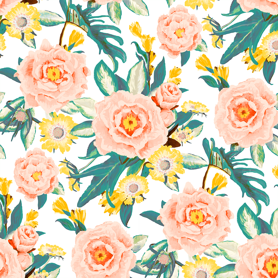 Peach Floral Wallpapers Top Free Peach Floral Backgrounds