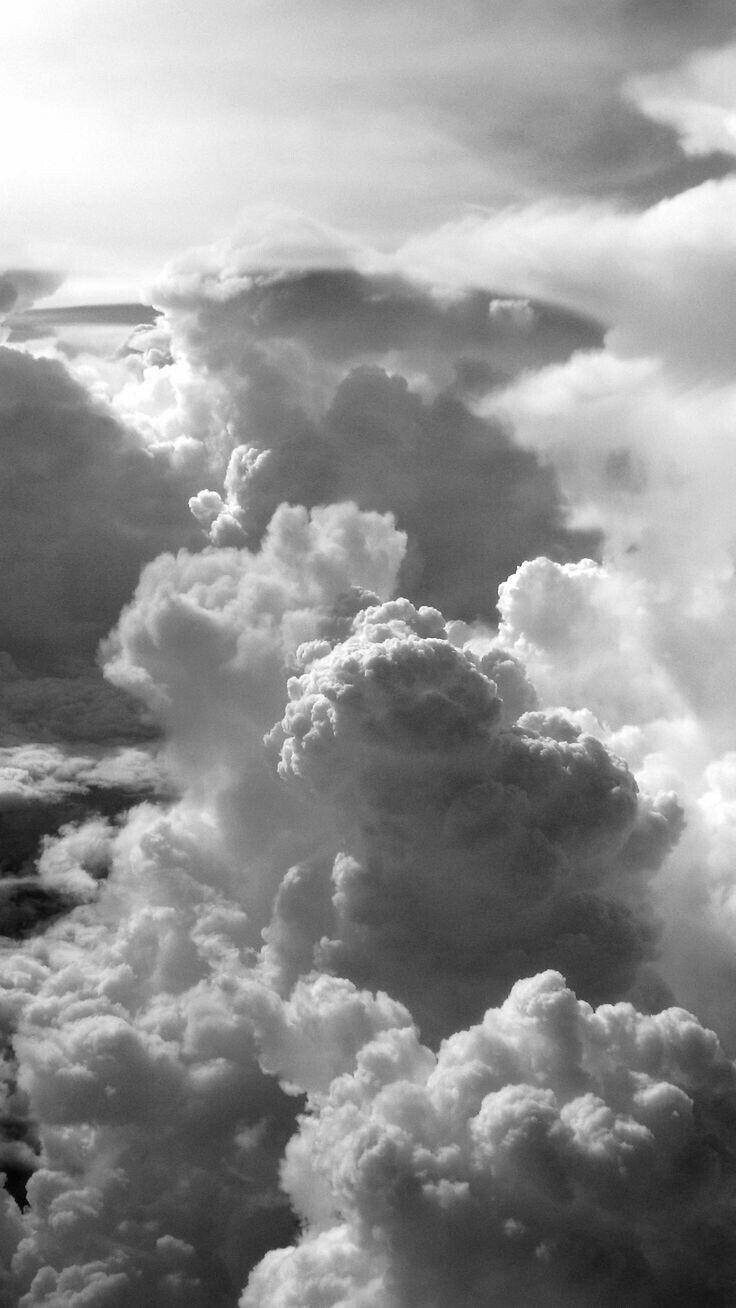Black and White Cloud Wallpapers Top Free Black and White Cloud