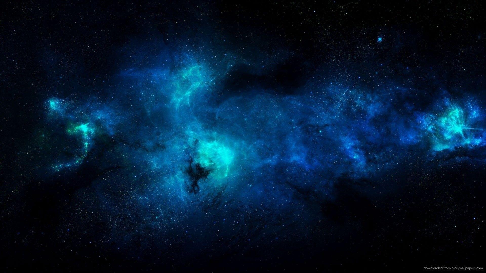 Blue Space Wallpapers Top Free Blue Space Backgrounds WallpaperAccess