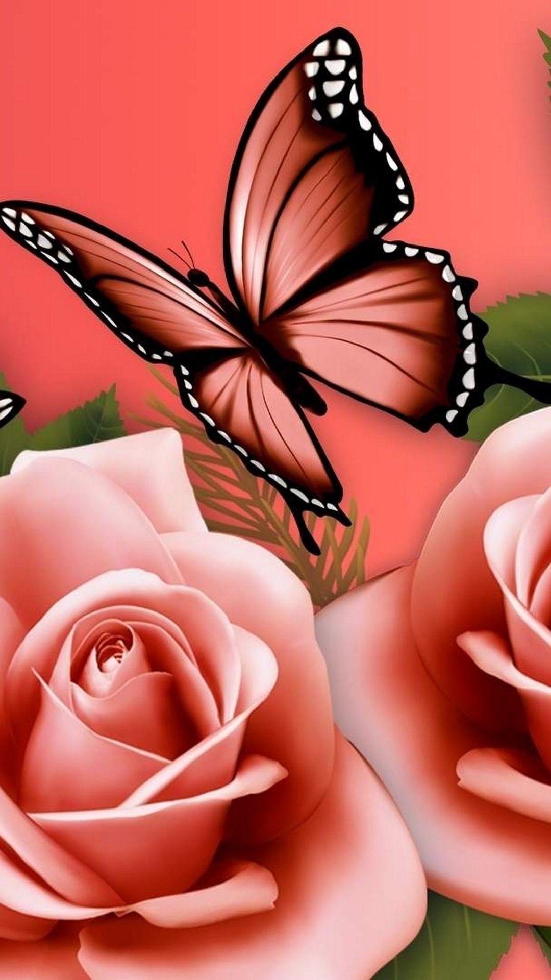 Cute Red Butterfly Wallpapers Top Free Cute Red Butterfly Backgrounds