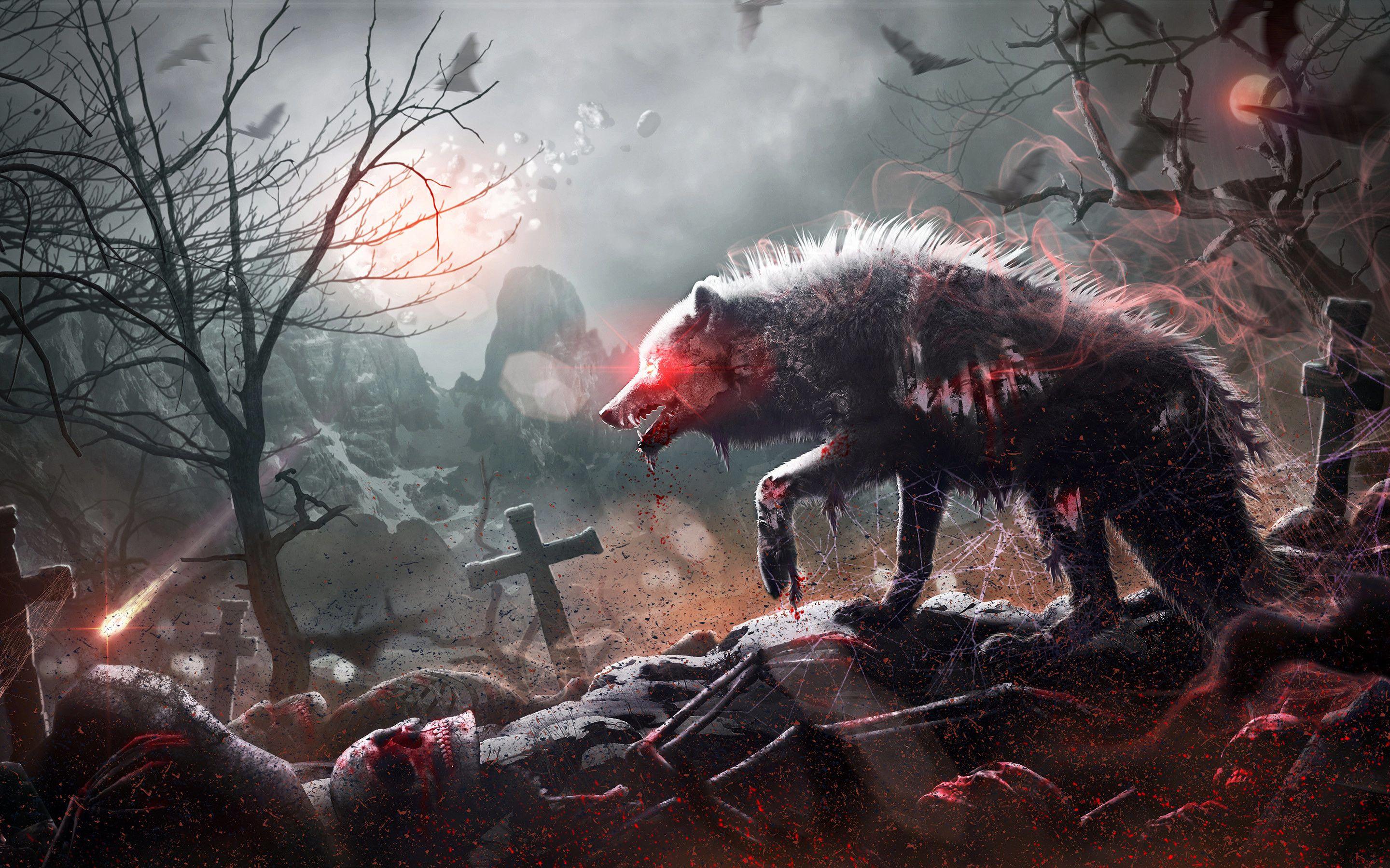 Werewolf Horror Wallpapers Top Free Werewolf Horror Backgrounds