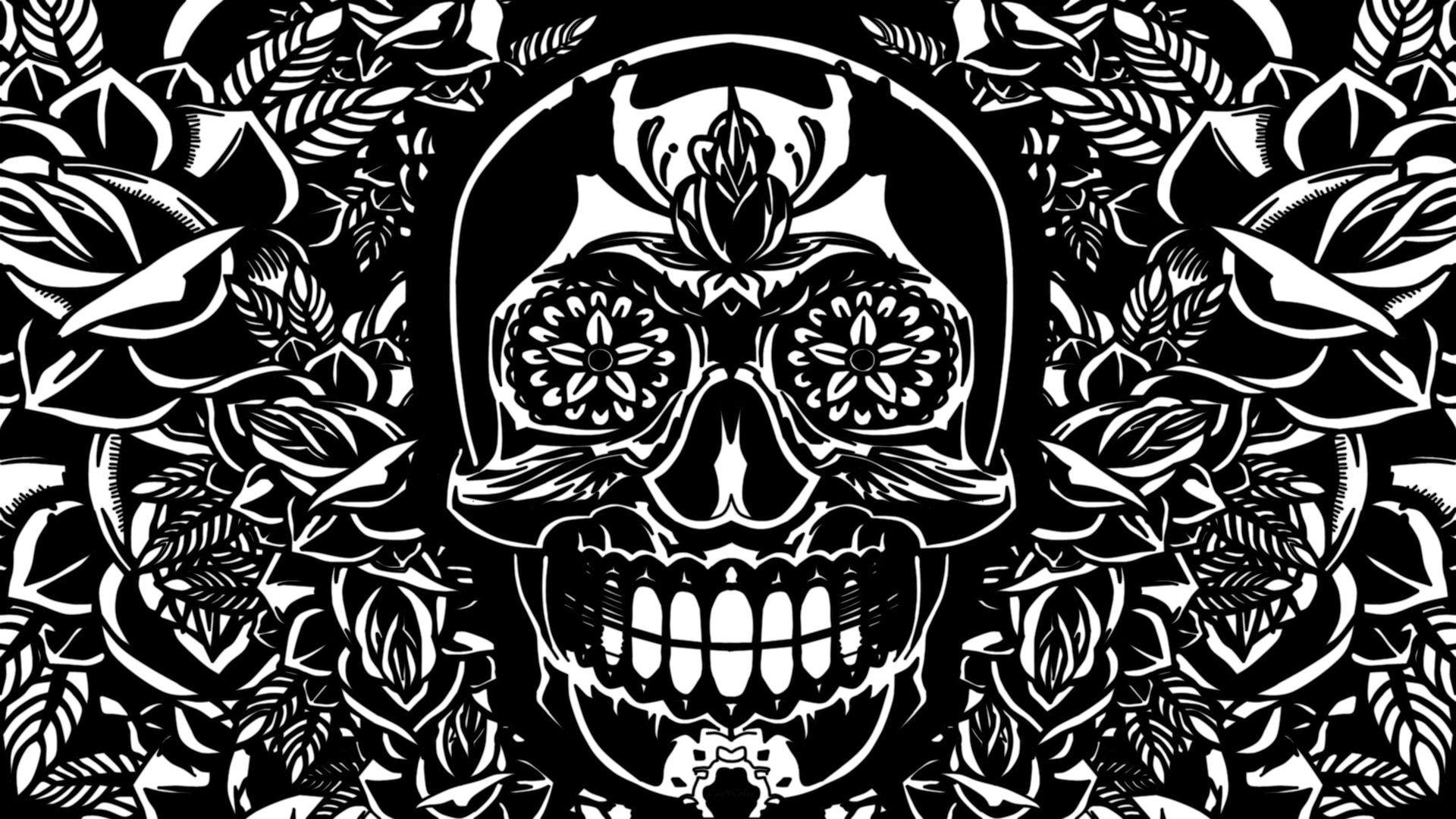 Sugar Skull Wallpapers Top Free Sugar Skull Backgrounds WallpaperAccess