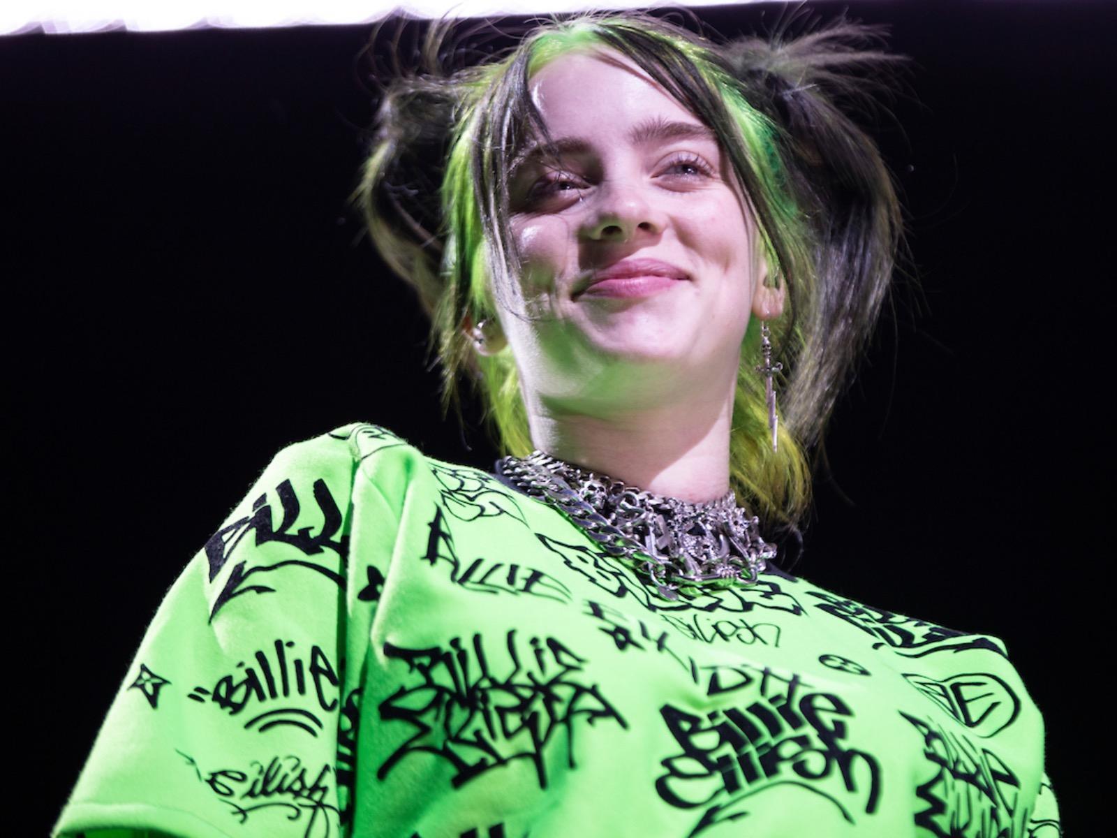 Billie Eilish Green Hair Wallpapers Top Free Billie Eilish Green Hair