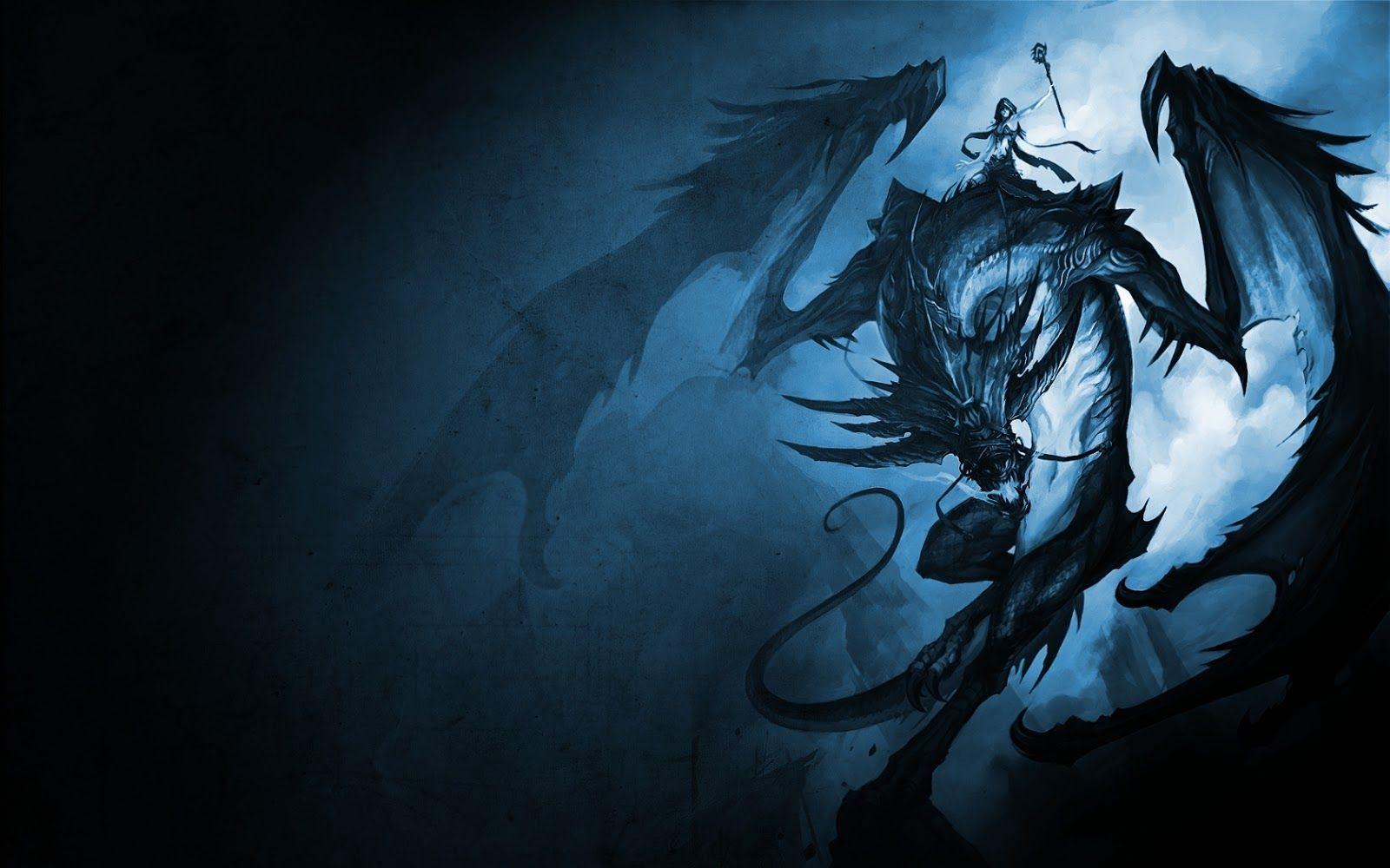 Blue Dragon Wallpapers Top Free Blue Dragon Backgrounds WallpaperAccess