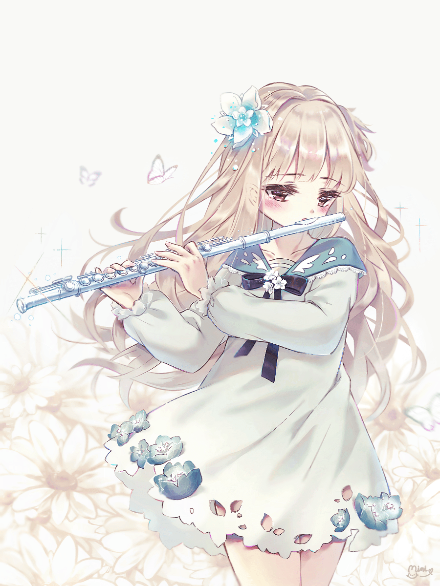 Flute Anime Wallpapers Top Free Flute Anime Backgrounds WallpaperAccess