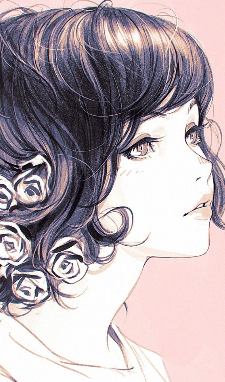 Girl Sketch Wallpapers Top Free Girl Sketch Backgrounds WallpaperAccess