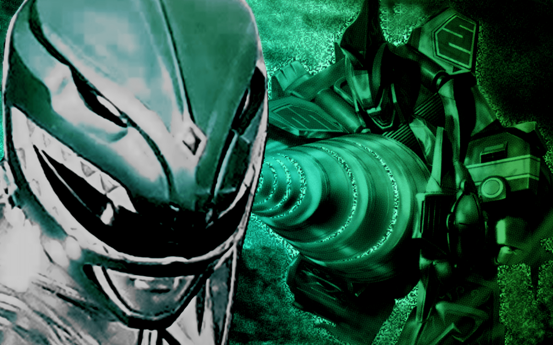 Green Ranger Dragonzord Wallpaper