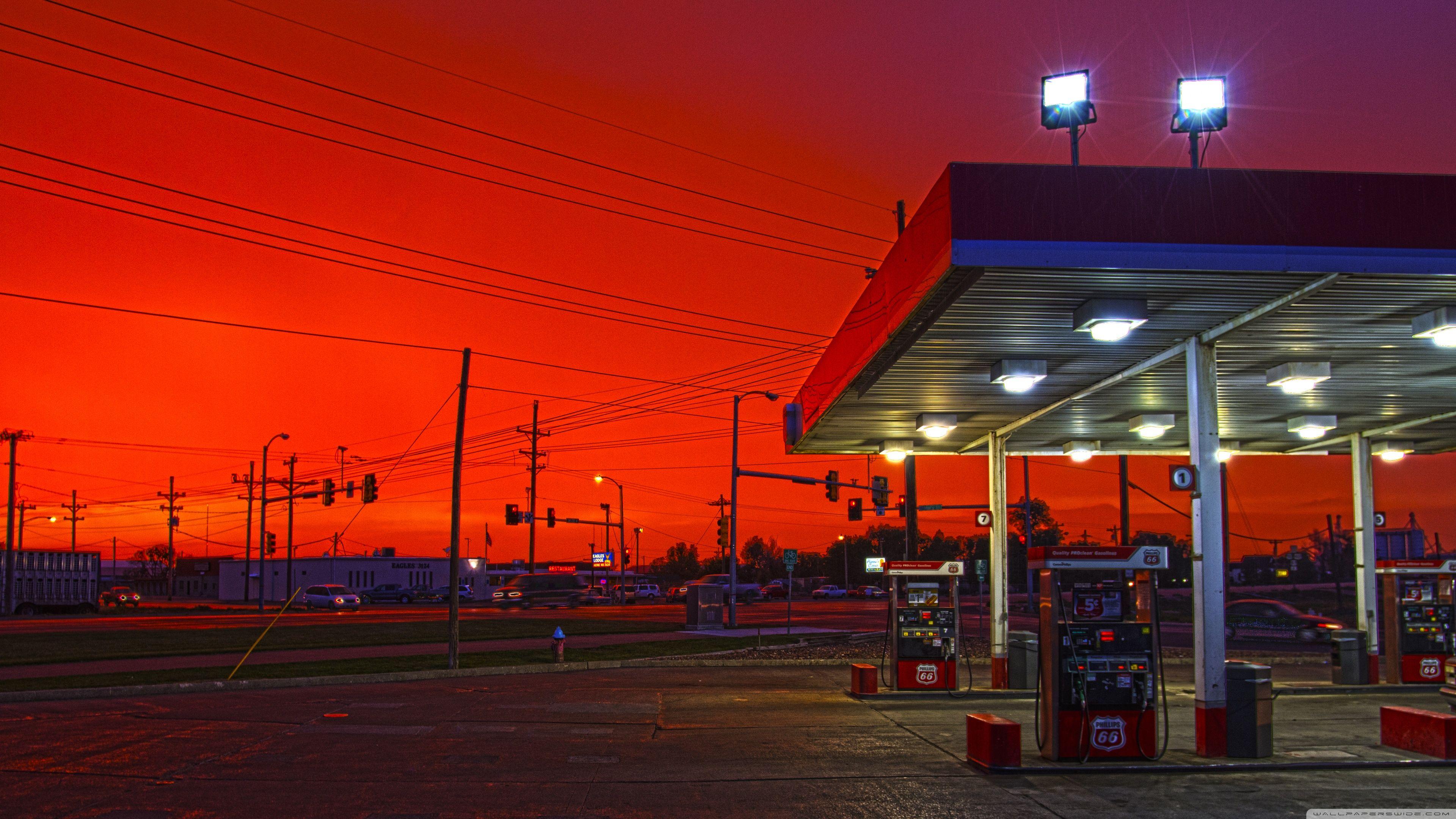 Neon Gas Station Wallpapers Top Free Neon Gas Station Backgrounds WallpaperAccess