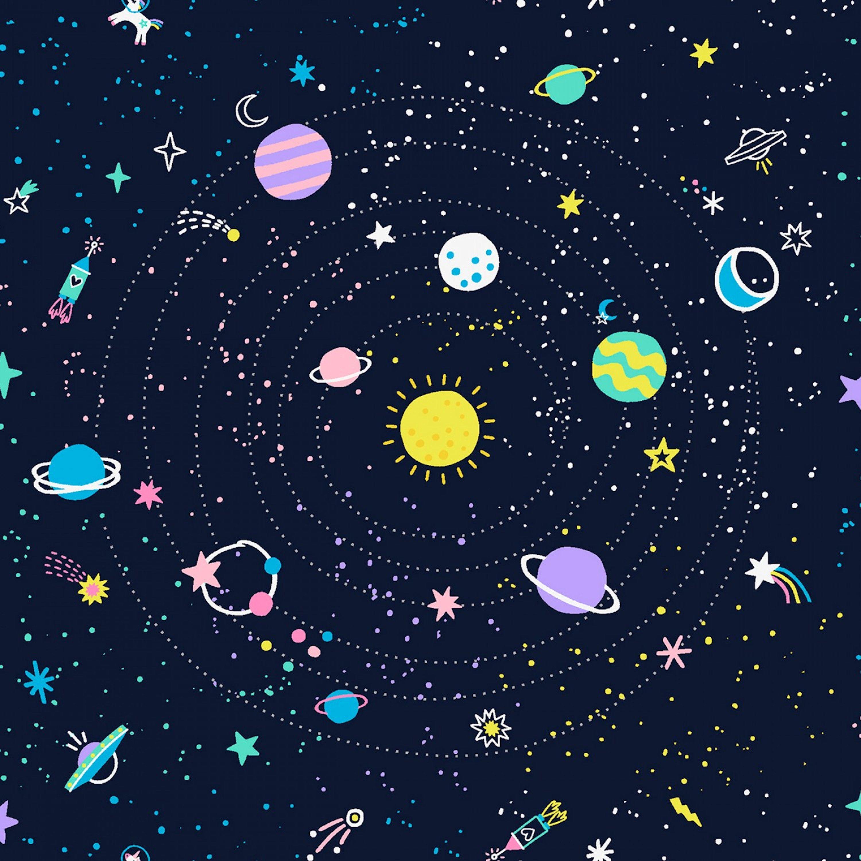 Doodle Space Wallpapers Top Free Doodle Space Backgrounds WallpaperAccess