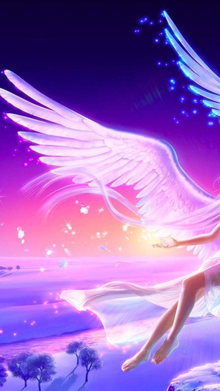 Purple Angel Wallpapers Top Free Purple Angel Backgrounds