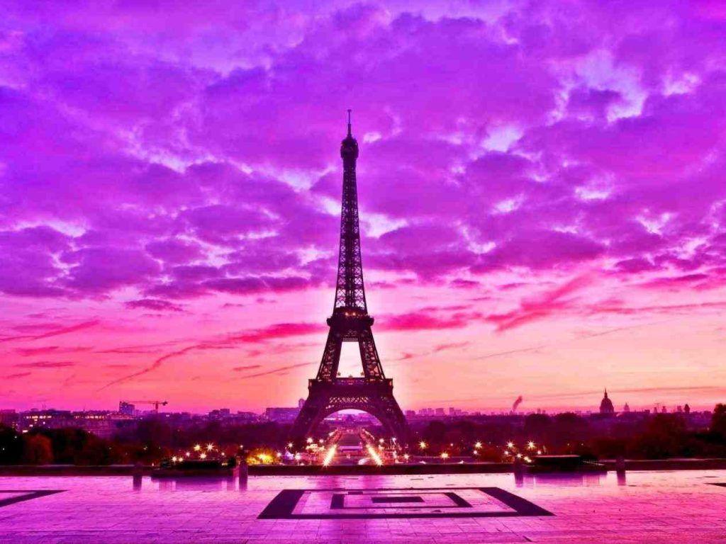 Purple Paris Wallpapers Top Free Purple Paris Backgrounds