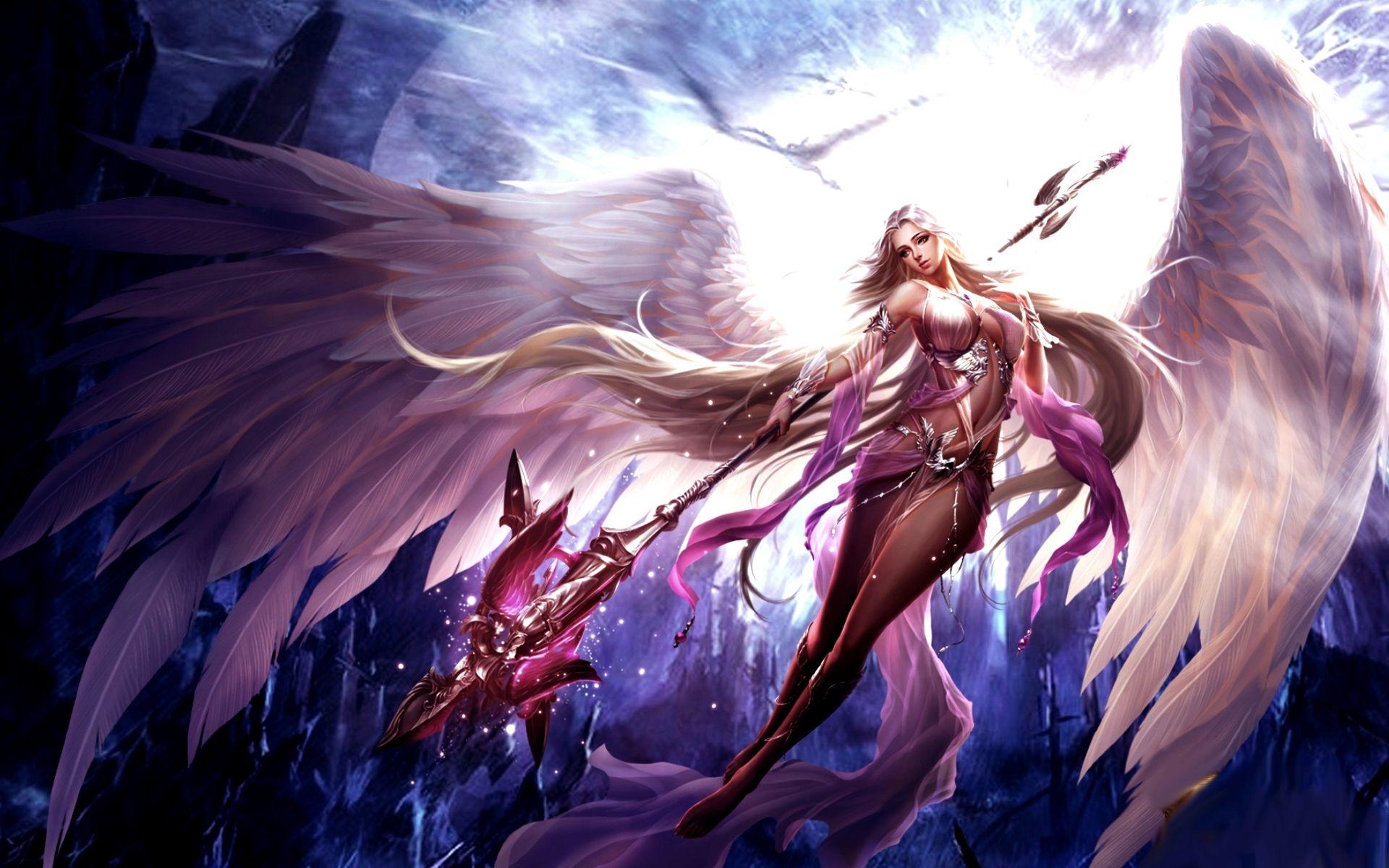 Purple Angel Wallpapers Top Free Purple Angel Backgrounds