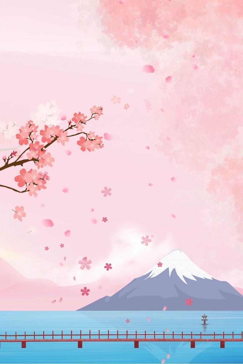 Cartoon Cherry Blossom Wallpaper Cartoon Cherry Blossom Wallpapers