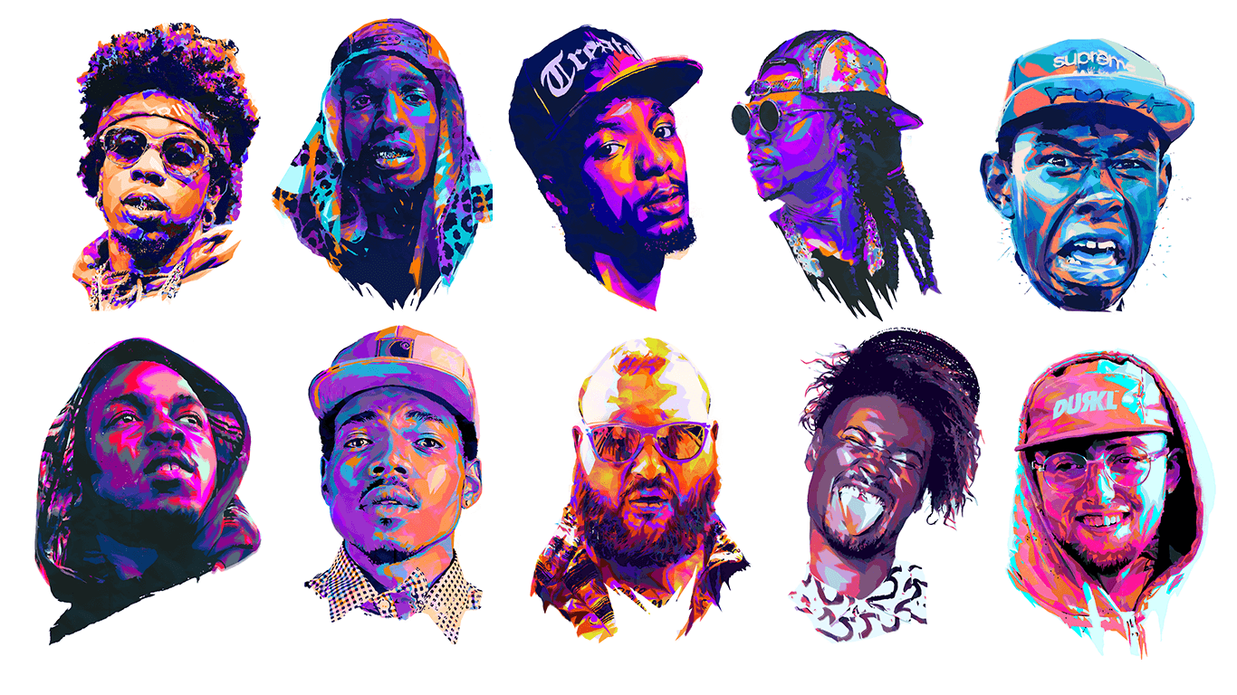 Rapper Art Wallpapers Top Free Rapper Art Backgrounds WallpaperAccess