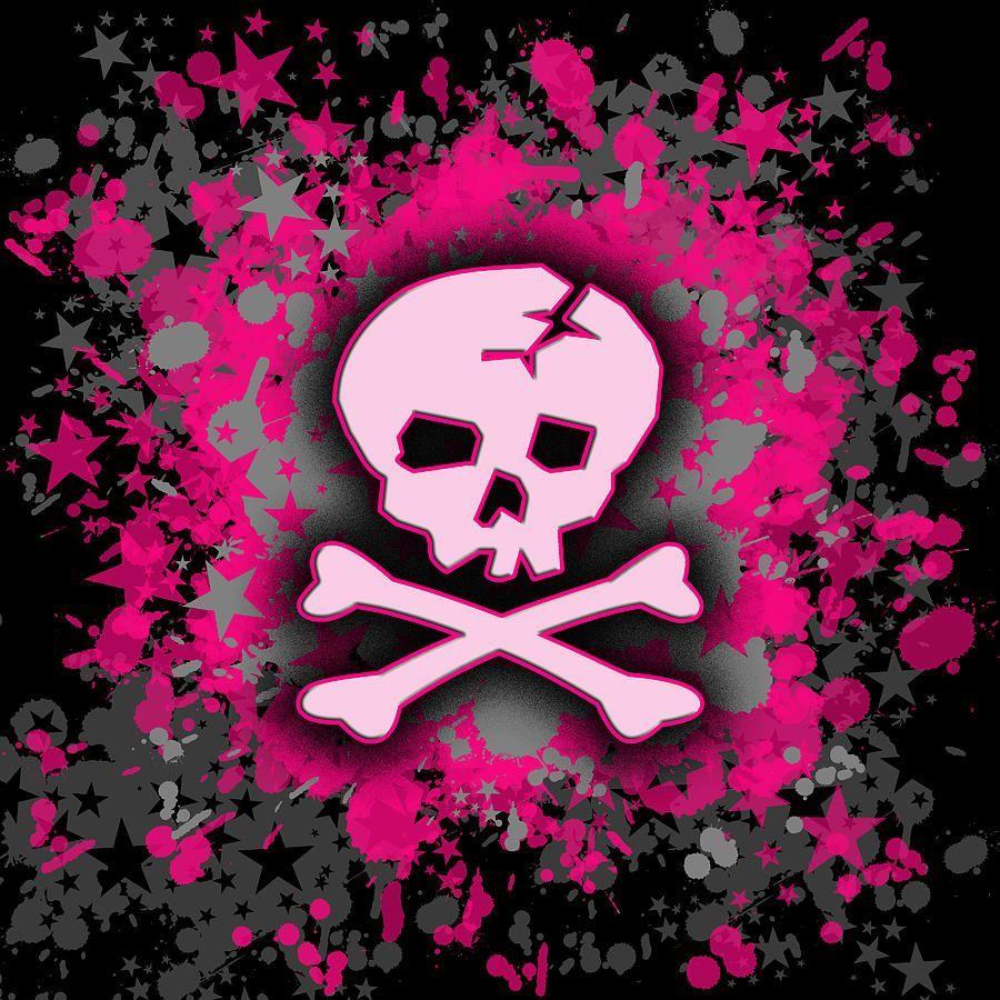 Pink Skull Wallpapers Top Free Pink Skull Backgrounds WallpaperAccess