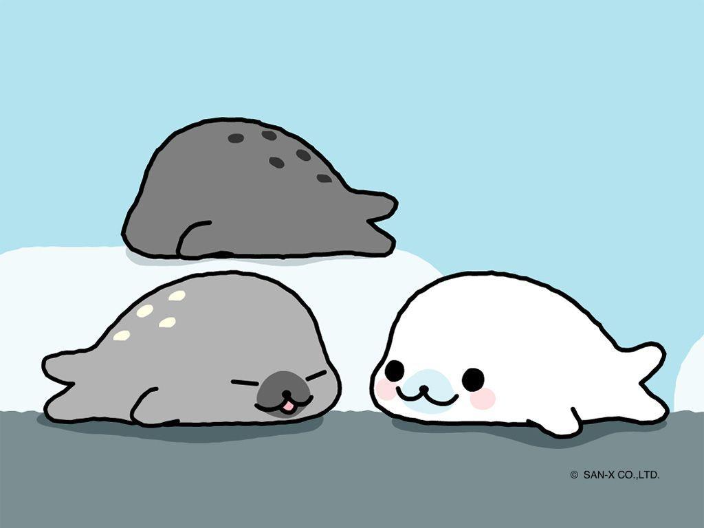 Kawaii Seal Wallpapers Top Free Kawaii Seal Backgrounds WallpaperAccess