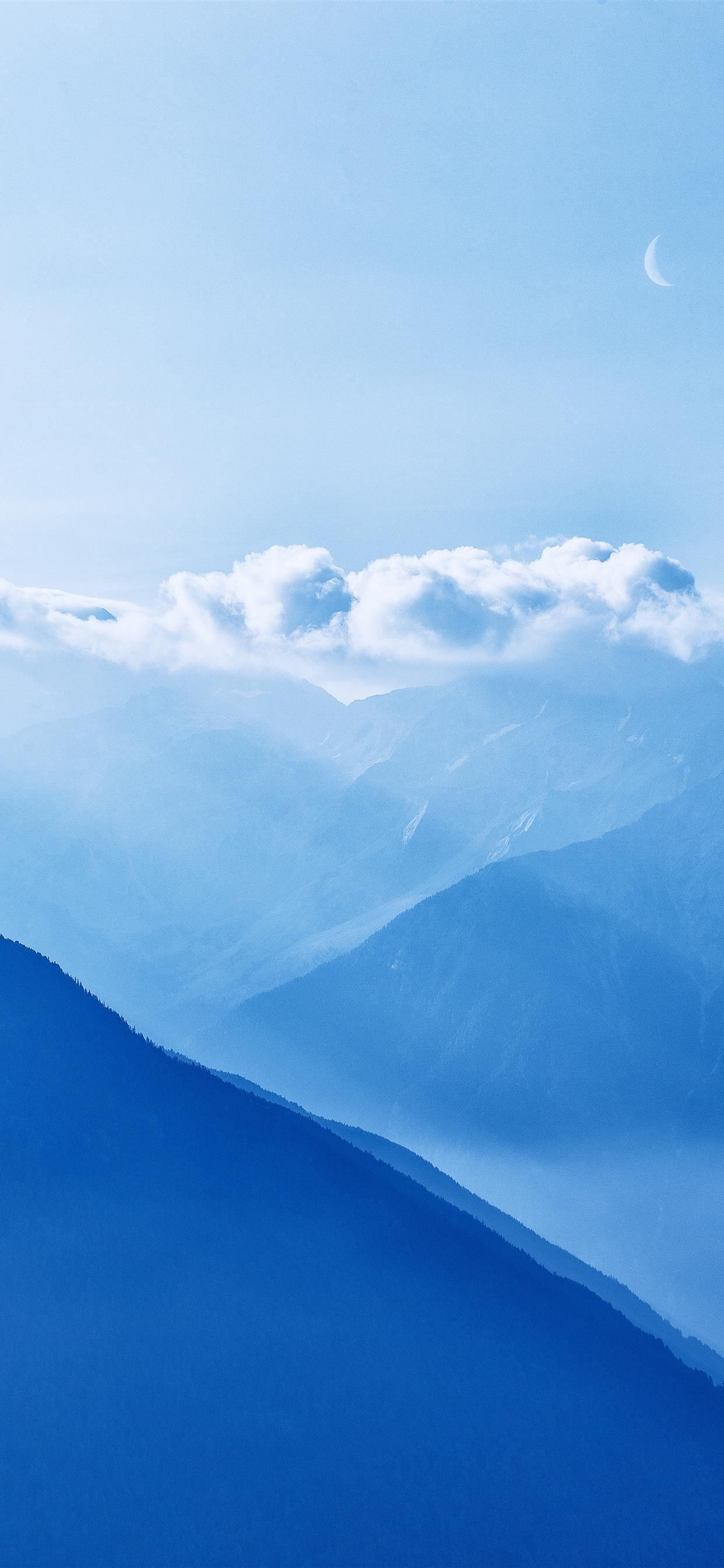 Blue Moon iPhone Wallpapers Top Free Blue Moon iPhone Backgrounds WallpaperAccess