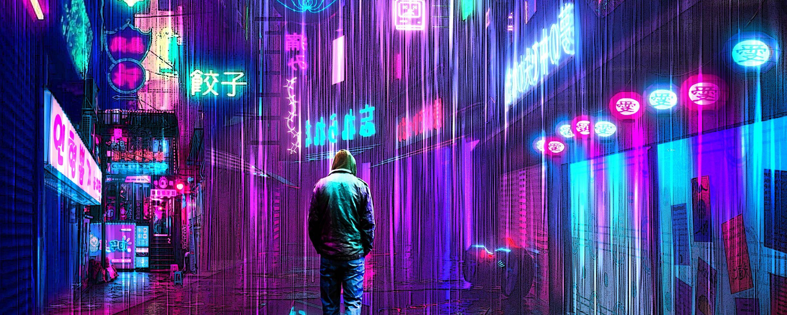Cyberpunk Dual Monitor Wallpapers Top Free Cyberpunk Dual Monitor