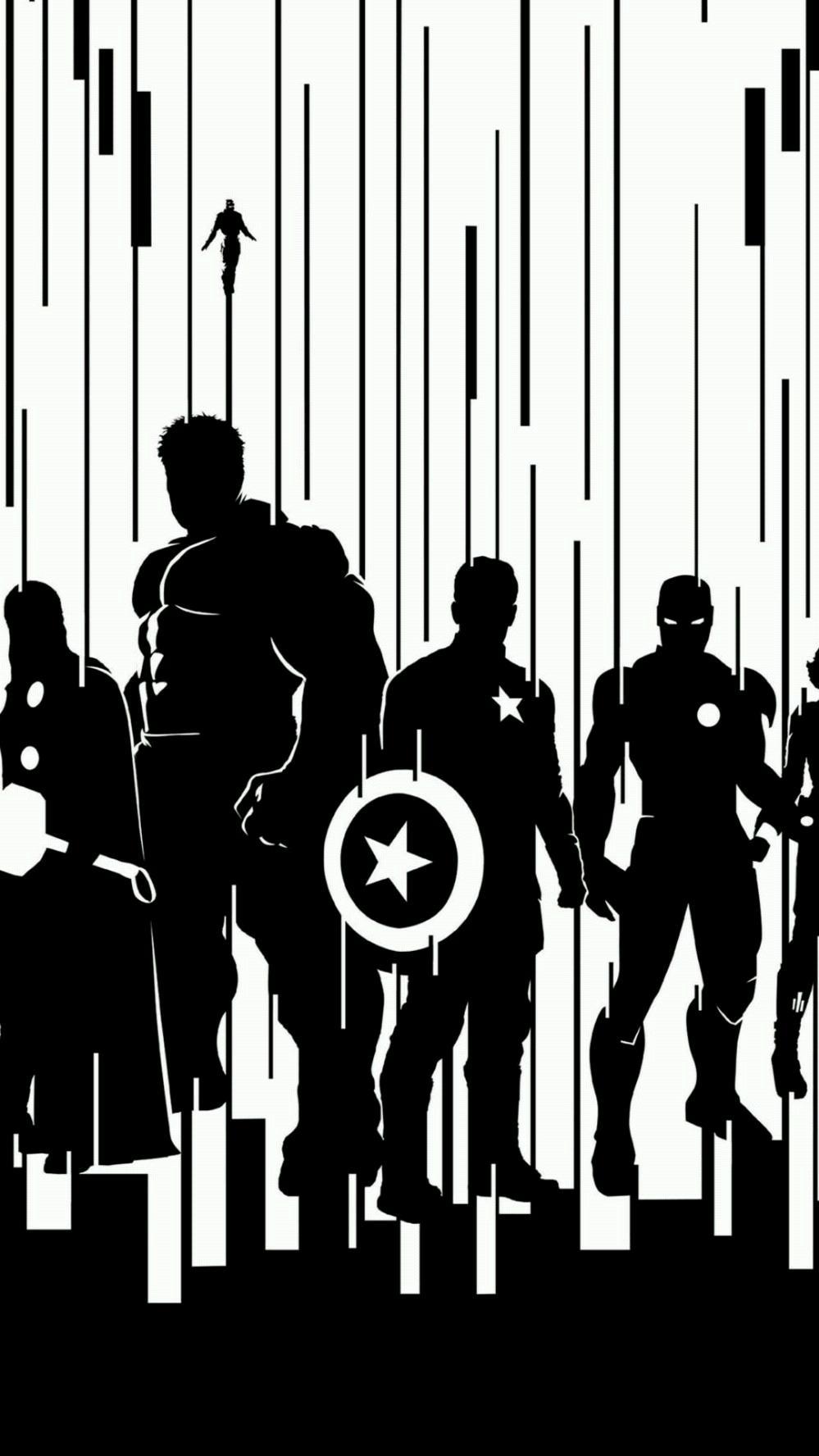 Marvel Black and White Wallpapers Top Free Marvel Black and White