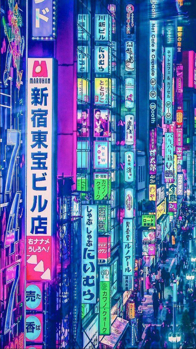 Unduh 41 Neon Japan Wallpaper Iphone Foto Terbaru Posts.id