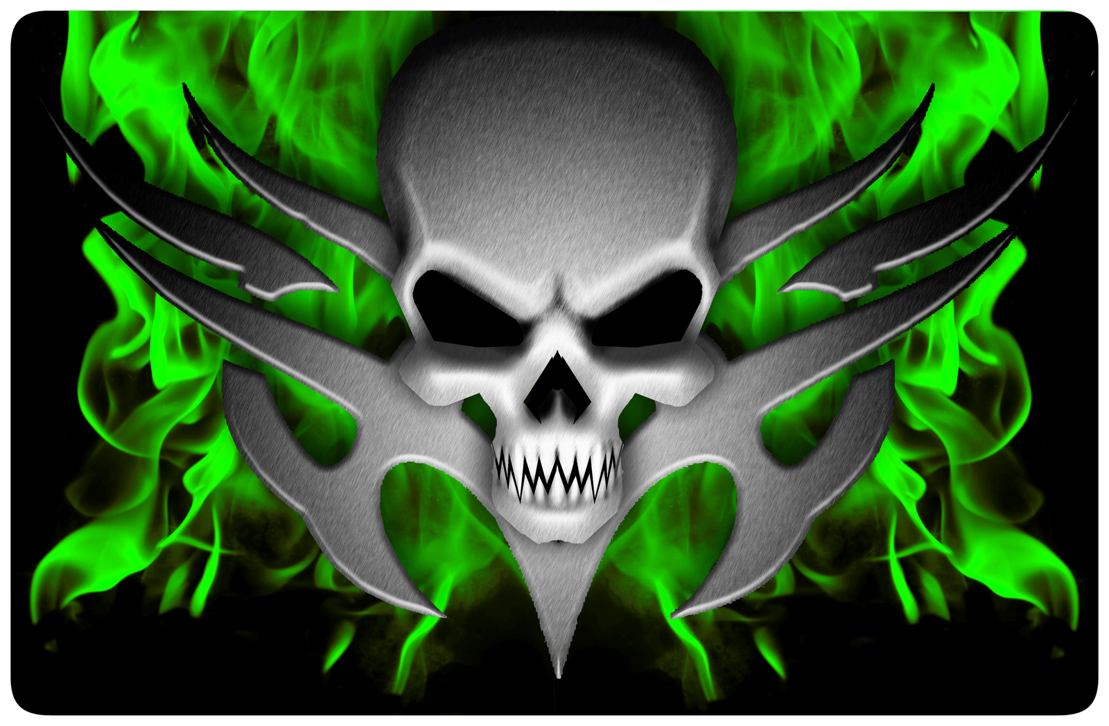 Green Skull Wallpapers Top Free Green Skull Backgrounds WallpaperAccess
