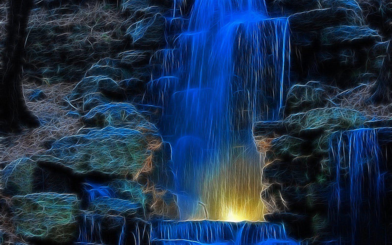 Blue Waterfall Wallpapers Top Free Blue Waterfall Backgrounds