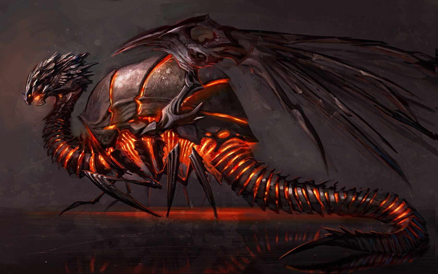 Evil Dragon Wallpapers Top Free Evil Dragon Backgrounds WallpaperAccess