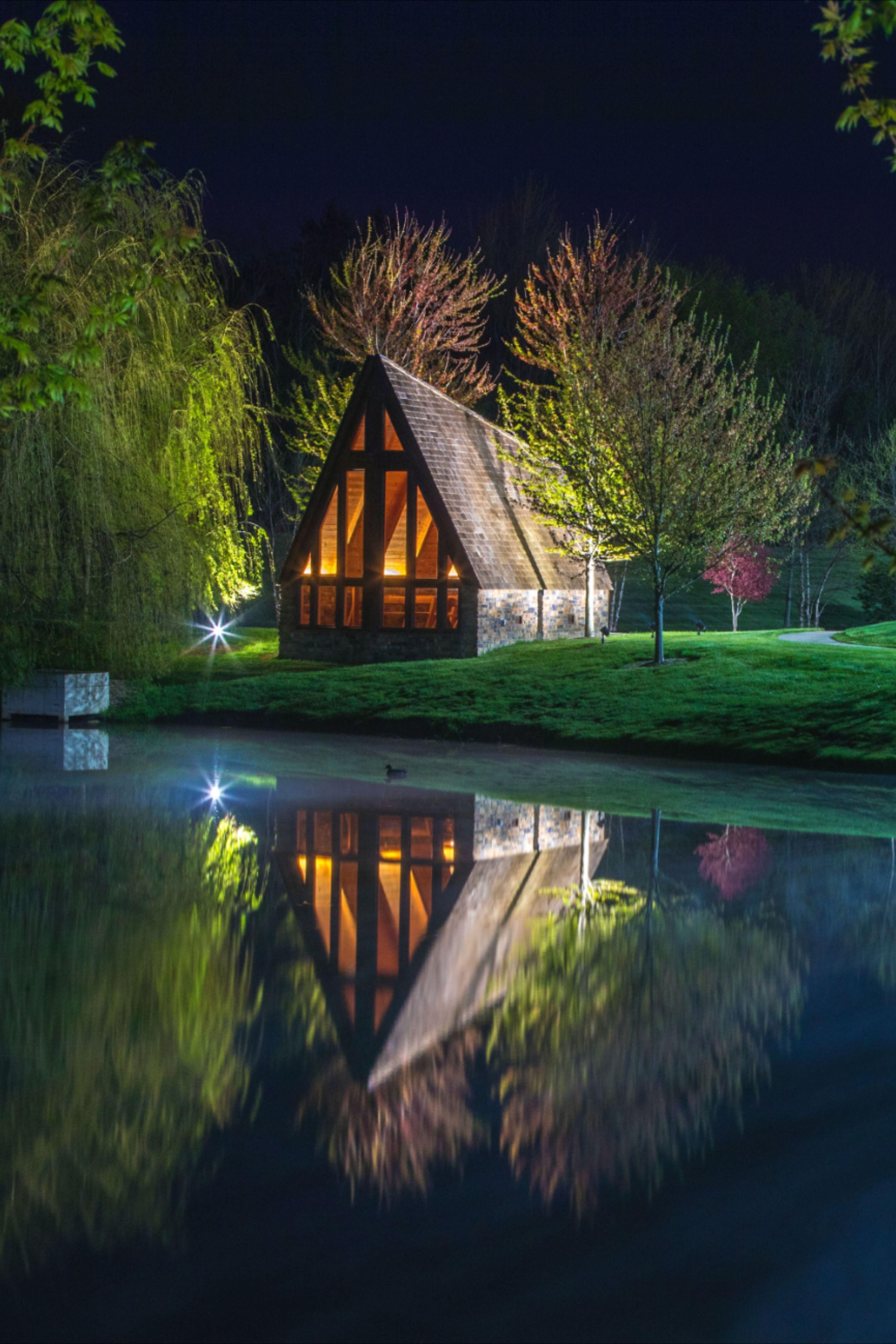 House Night Wallpapers Top Free House Night Backgrounds WallpaperAccess