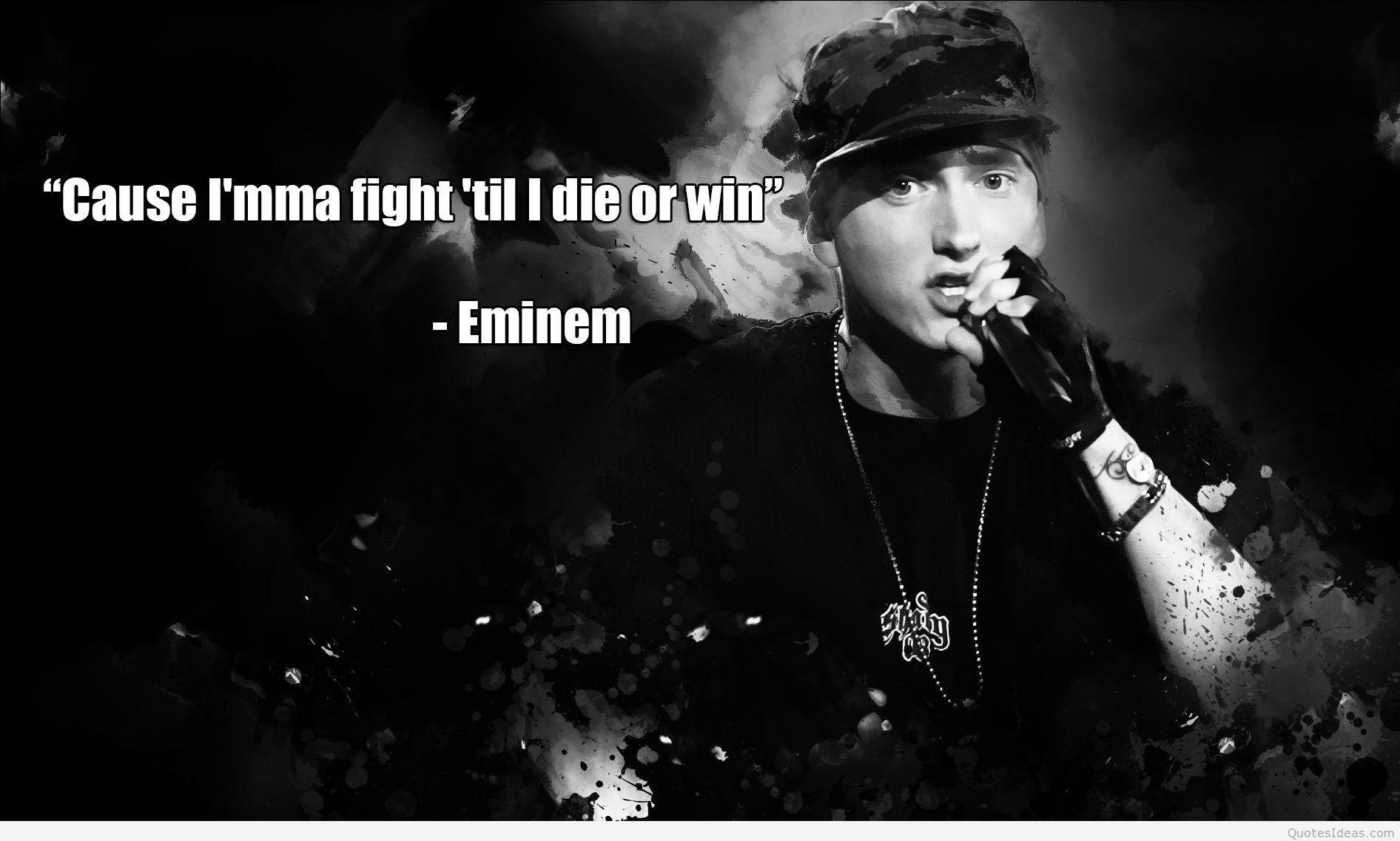 Eminem Quote Wallpapers Top Free Eminem Quote Backgrounds WallpaperAccess